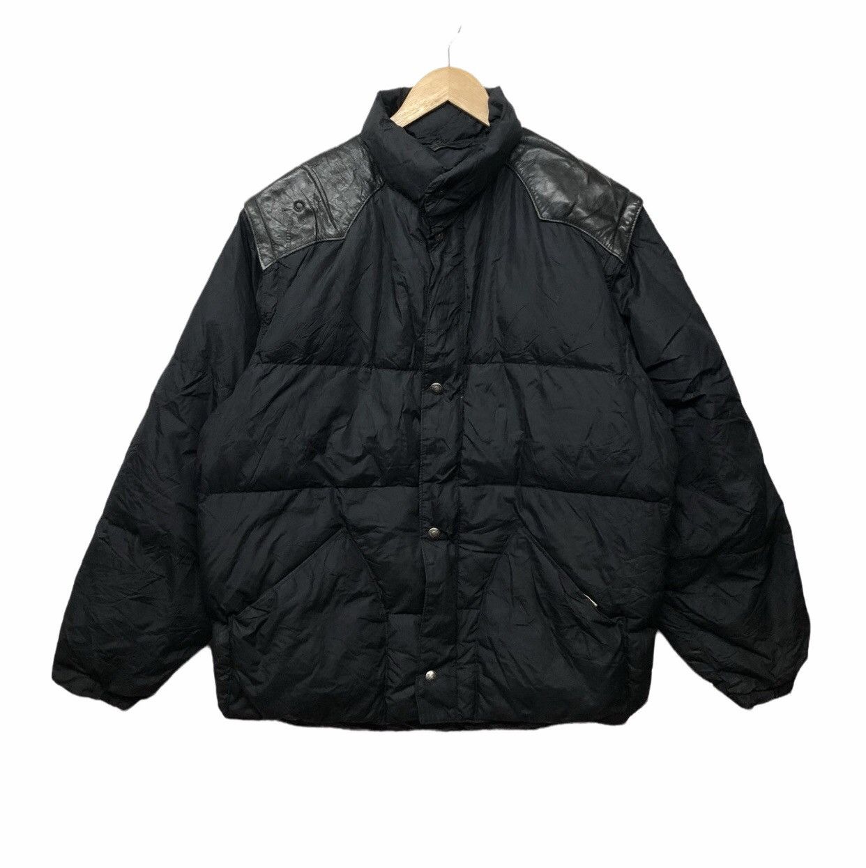 Schott × Vintage Vintage Schott Down Jacket Vest Jacket Size US M / EU 48-50 / 2 - 1 Thumbnail