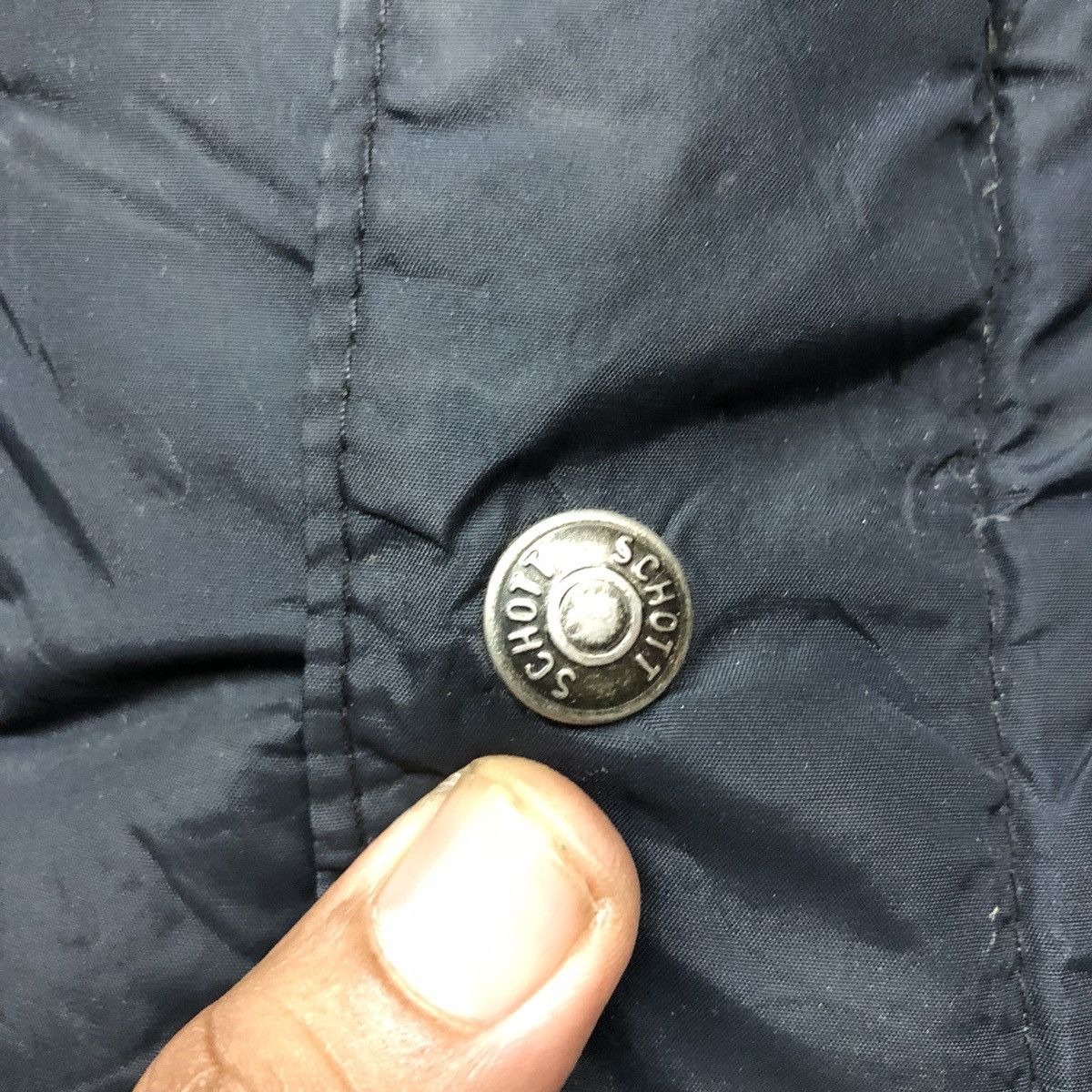 Schott × Vintage Vintage Schott Down Jacket Vest Jacket Size US M / EU 48-50 / 2 - 7 Thumbnail
