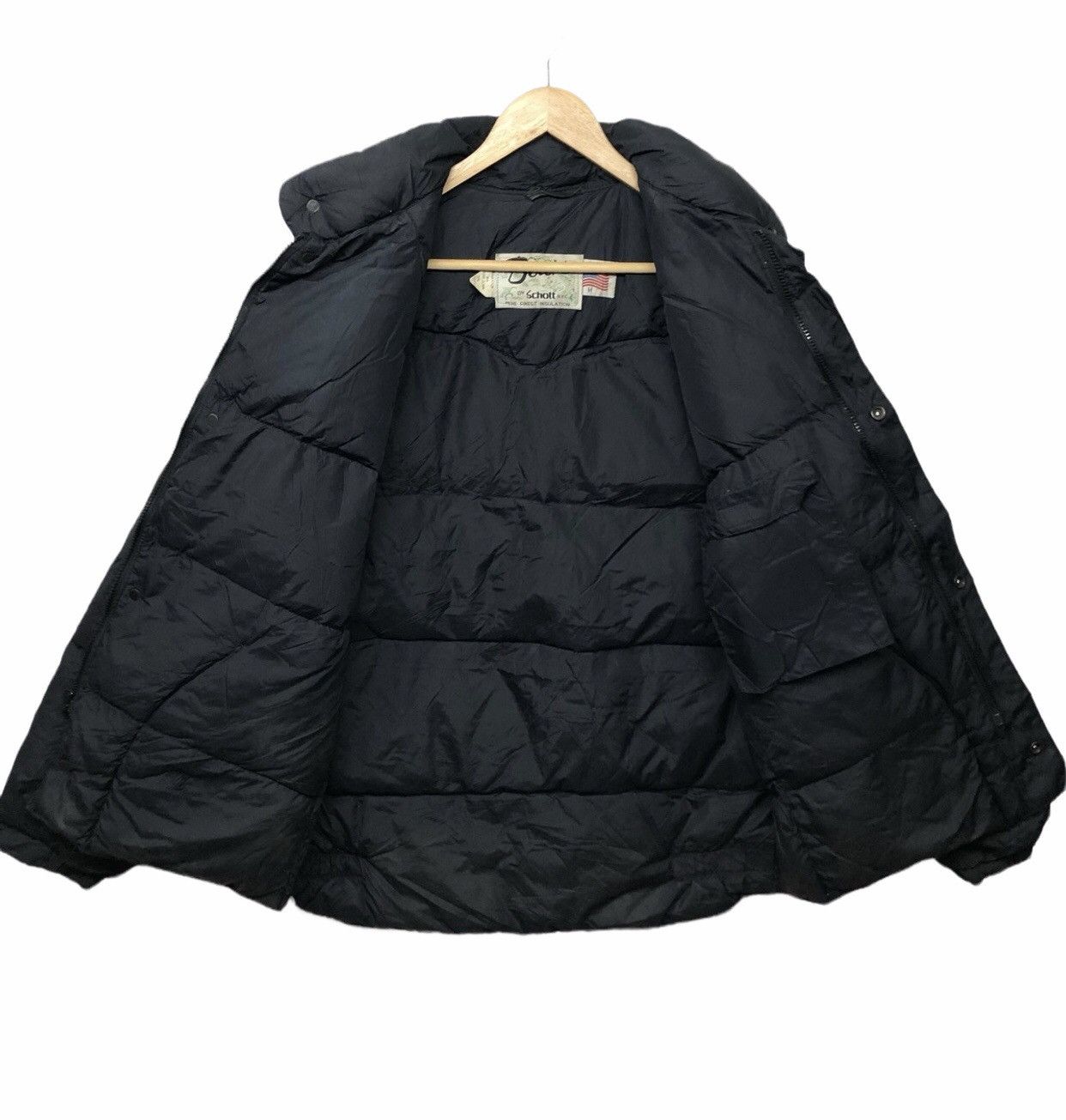 Schott × Vintage Vintage Schott Down Jacket Vest Jacket Size US M / EU 48-50 / 2 - 4 Thumbnail
