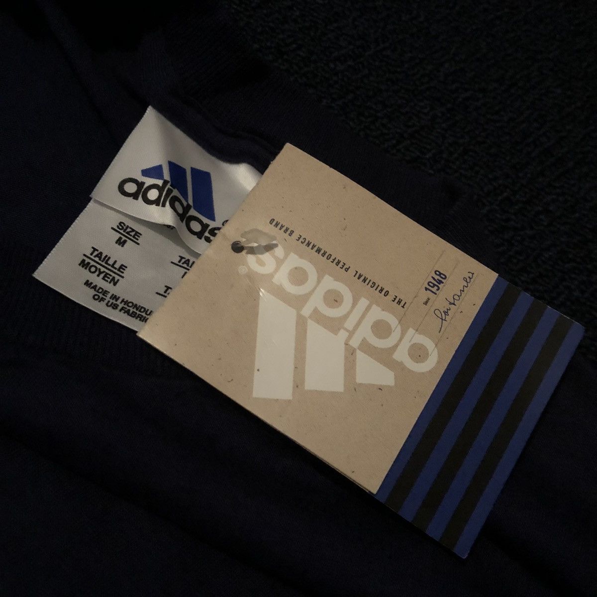 Adidas NEW Vintage 90s Adidas Basketball Crossover Graphic Logo Tee Size US M / EU 48-50 / 2 - 7 Thumbnail