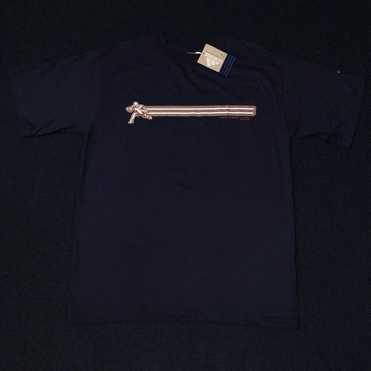 Adidas NEW Vintage 90s Adidas Basketball Crossover Graphic Logo Tee Size US M / EU 48-50 / 2 - 3 Thumbnail