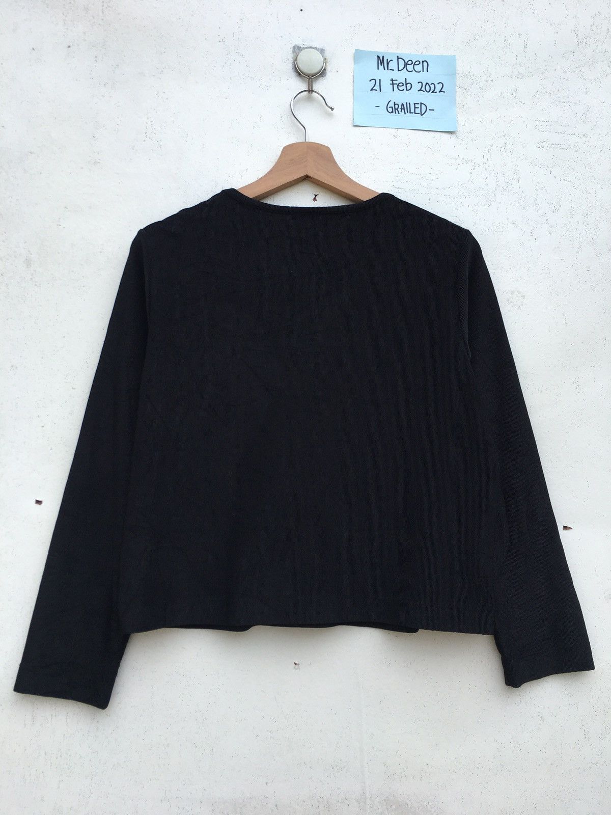 Kenzo Rare Kenzo Plain Cropped Top Longsleeve Shirt Size US S / EU 44-46 / 1 - 10 Thumbnail