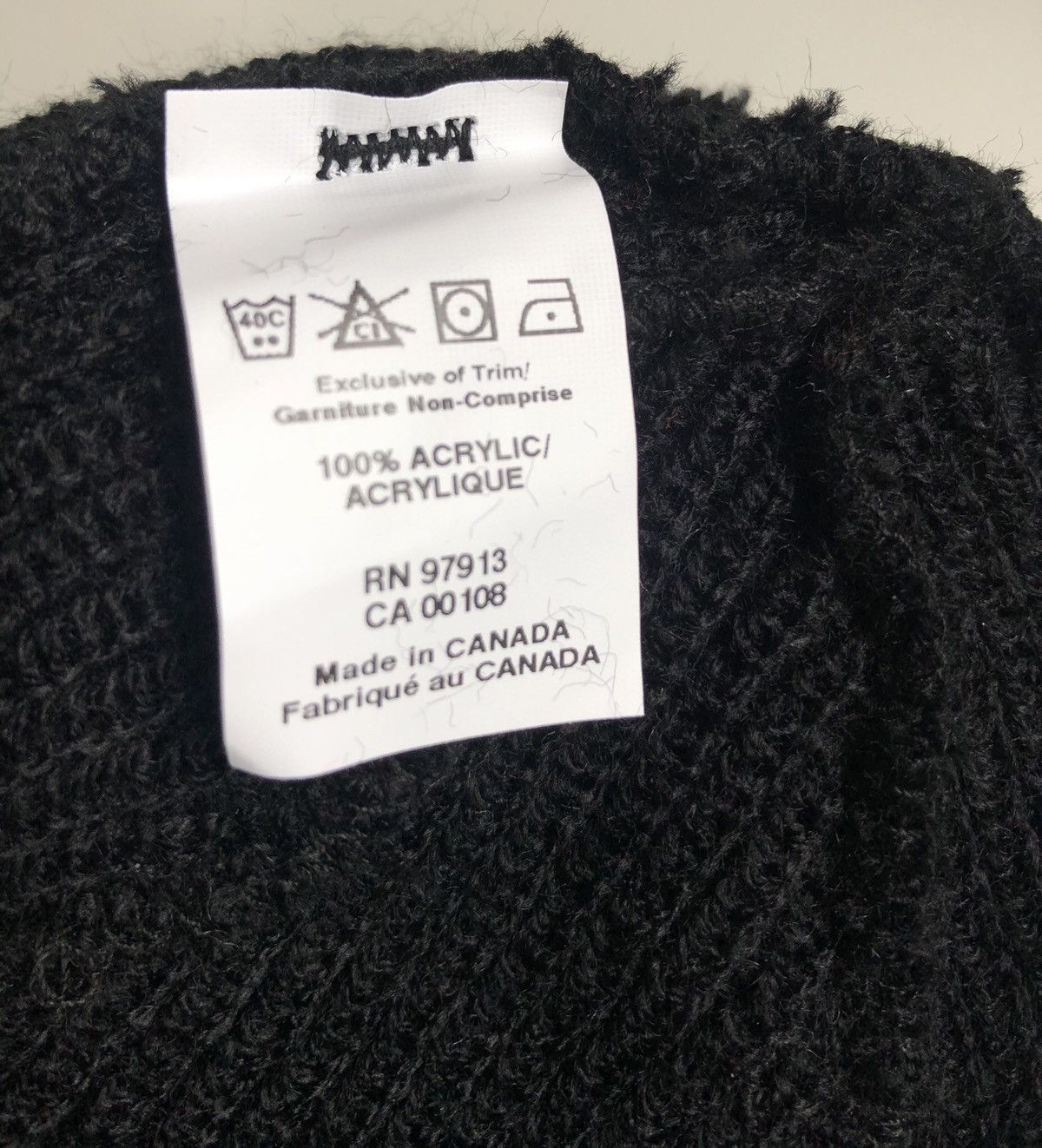 Santa Cruz Skateboards Vintage SC Loose Gauge Beanie BLACK Size ONE SIZE - 3 Thumbnail
