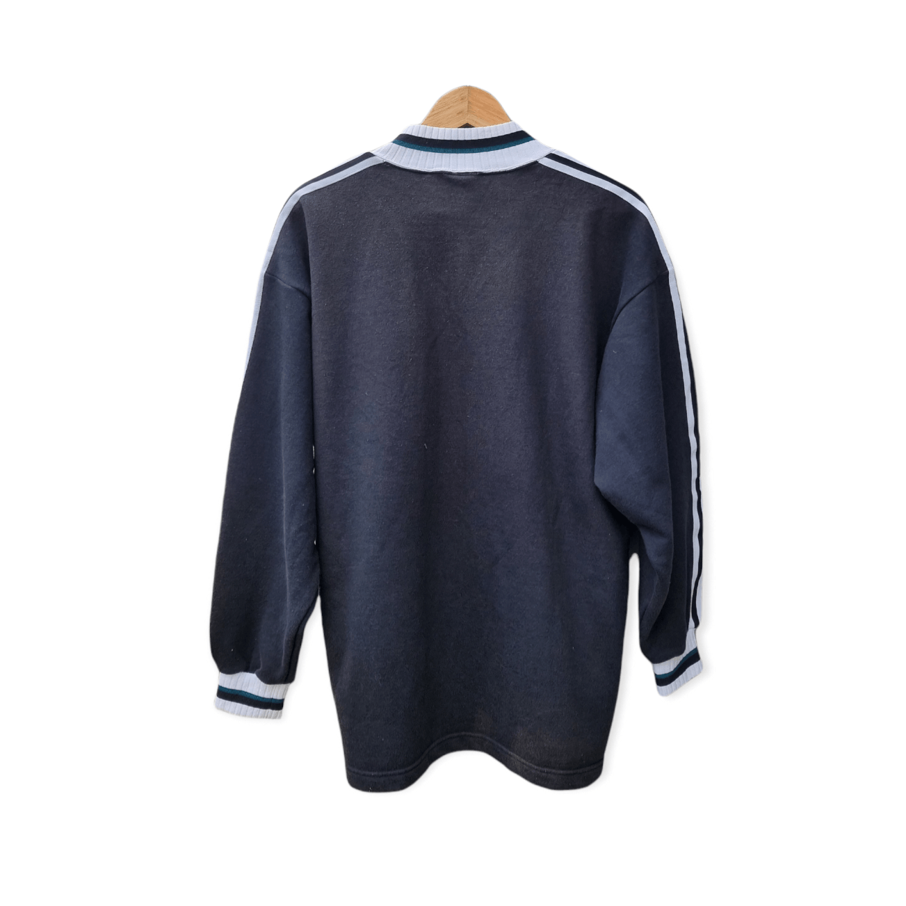 Adidas × Descente × Vintage Trashed vintage adidas stripes faded Size US XL / EU 56 / 4 - 2 Thumbnail