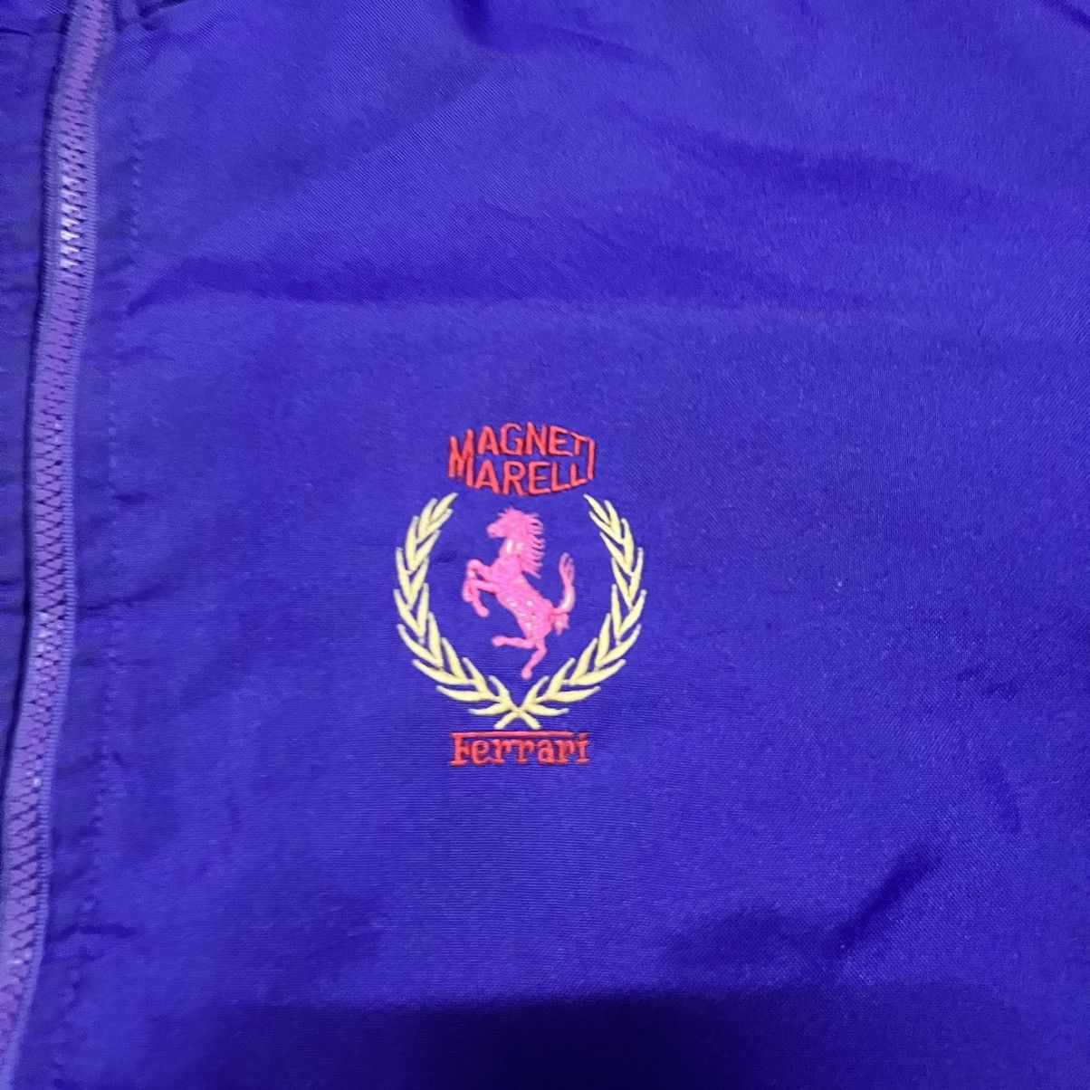 Ferrari Vintage Ferrari Big Logo Sweater Jacket Size US L / EU 52-54 / 3 - 4 Thumbnail