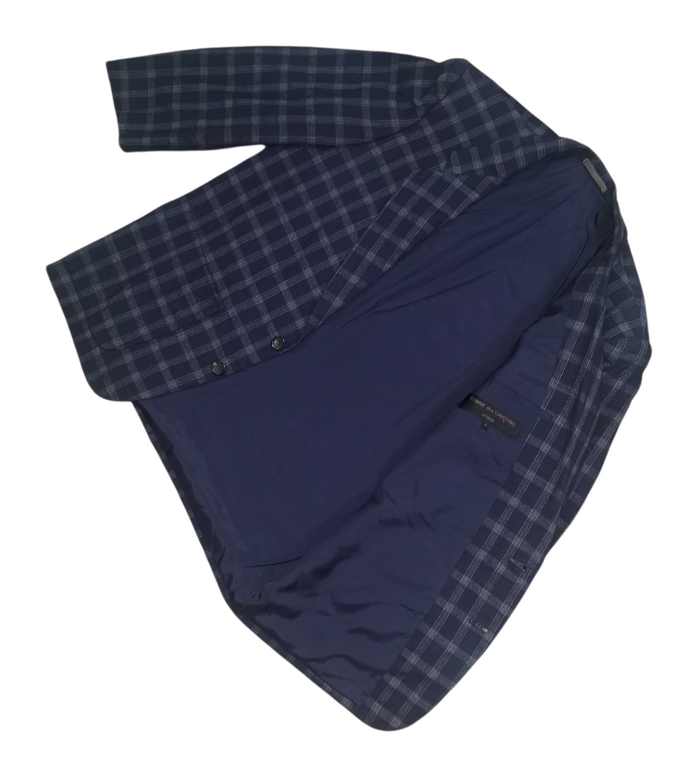 Comme des Garcons Comme Des Garcons Homme Tartan Blazer Jacket Size US M / EU 48-50 / 2 - 9 Thumbnail
