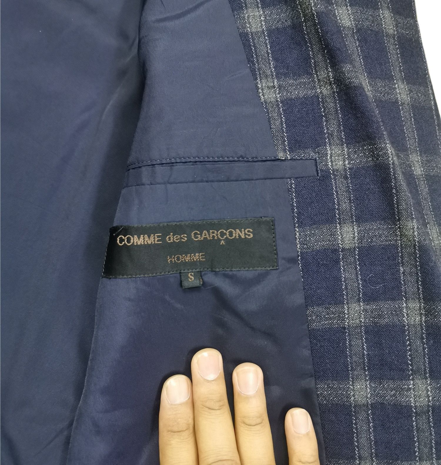 Comme des Garcons Comme Des Garcons Homme Tartan Blazer Jacket Size US M / EU 48-50 / 2 - 13 Thumbnail
