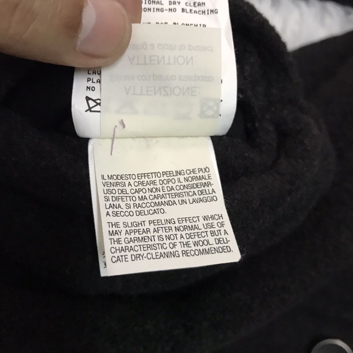 Armani Armani Wool & Nylon Jacket Made in Italy Size US L / EU 52-54 / 3 - 18 Thumbnail
