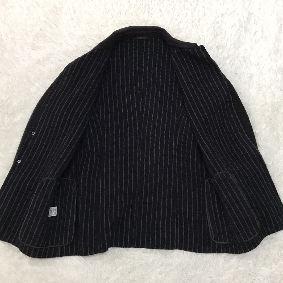 Armani Armani Wool & Nylon Jacket Made in Italy Size US L / EU 52-54 / 3 - 13 Thumbnail