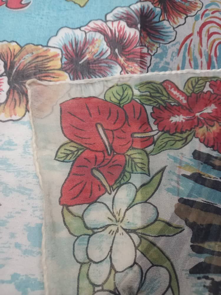 Other Vintage Hawaii Aloha Scarf Size ONE SIZE - 6 Thumbnail