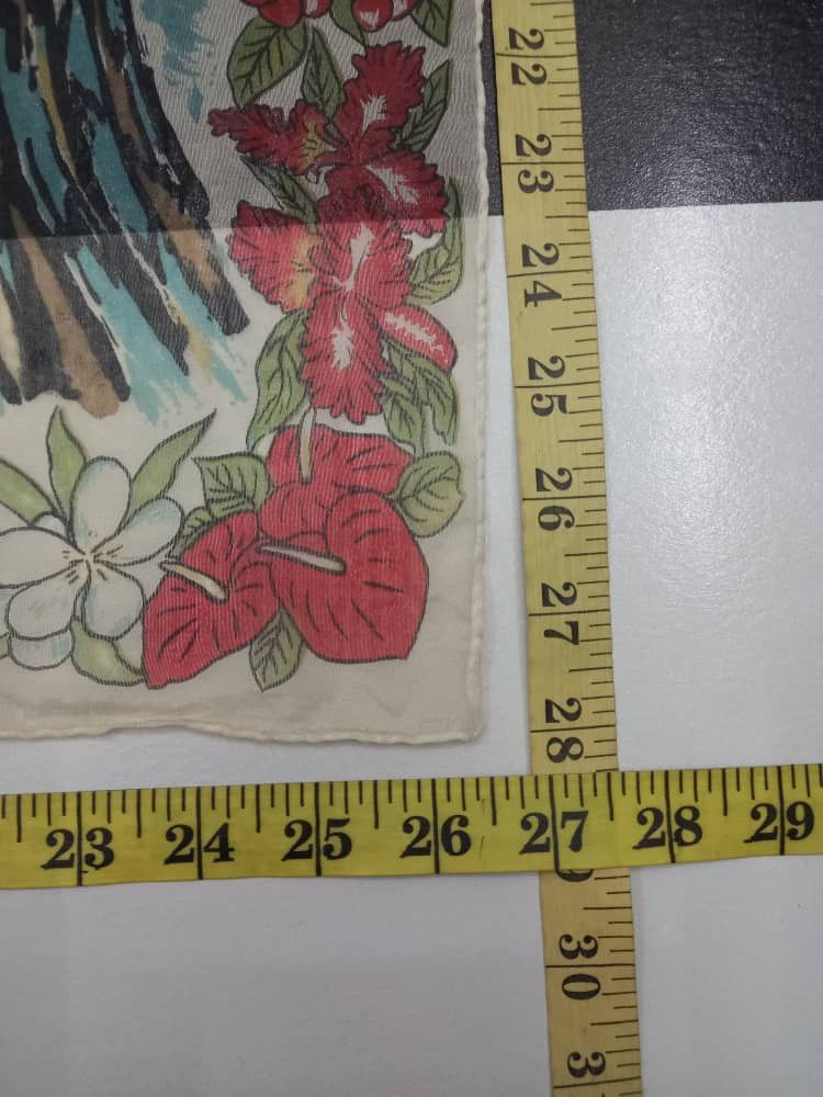 Other Vintage Hawaii Aloha Scarf Size ONE SIZE - 4 Thumbnail