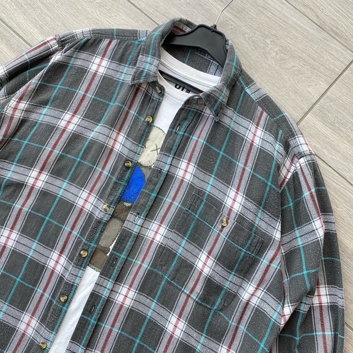 Flannel × Vintage Vintage Flannel Shirt Travis Scott Style Size US L / EU 52-54 / 3 - 3 Thumbnail