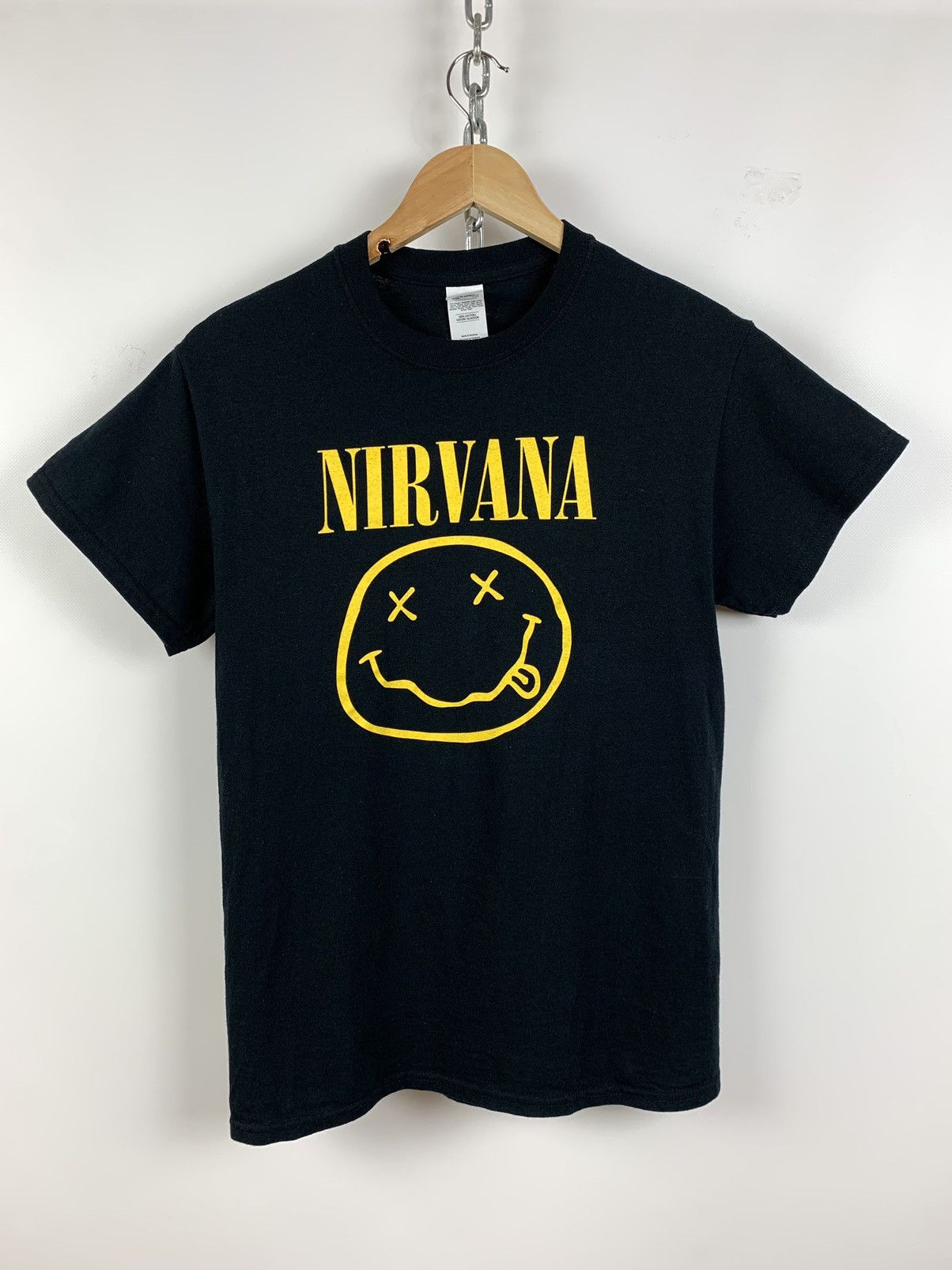 Nirvana Smiley Big Logo 2017 Like Vintage Band T-Shirt