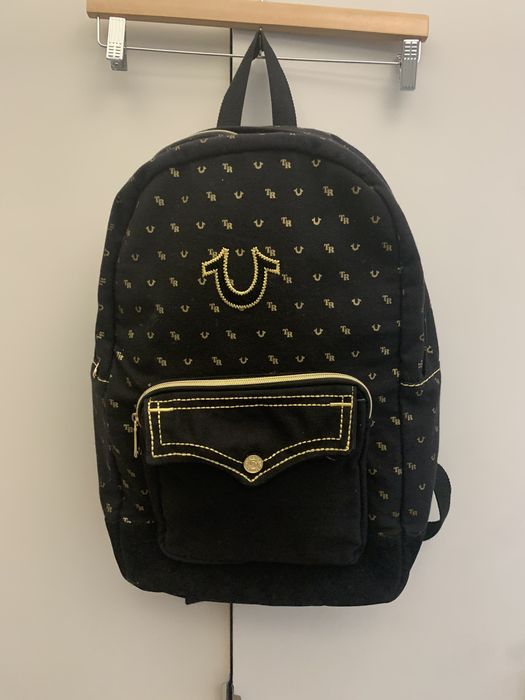 True religion monogram outlet backpack