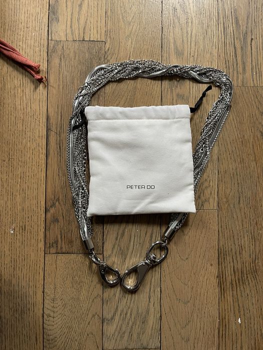 Helmut Lang Peter Do multi chain strap/necklace | Grailed