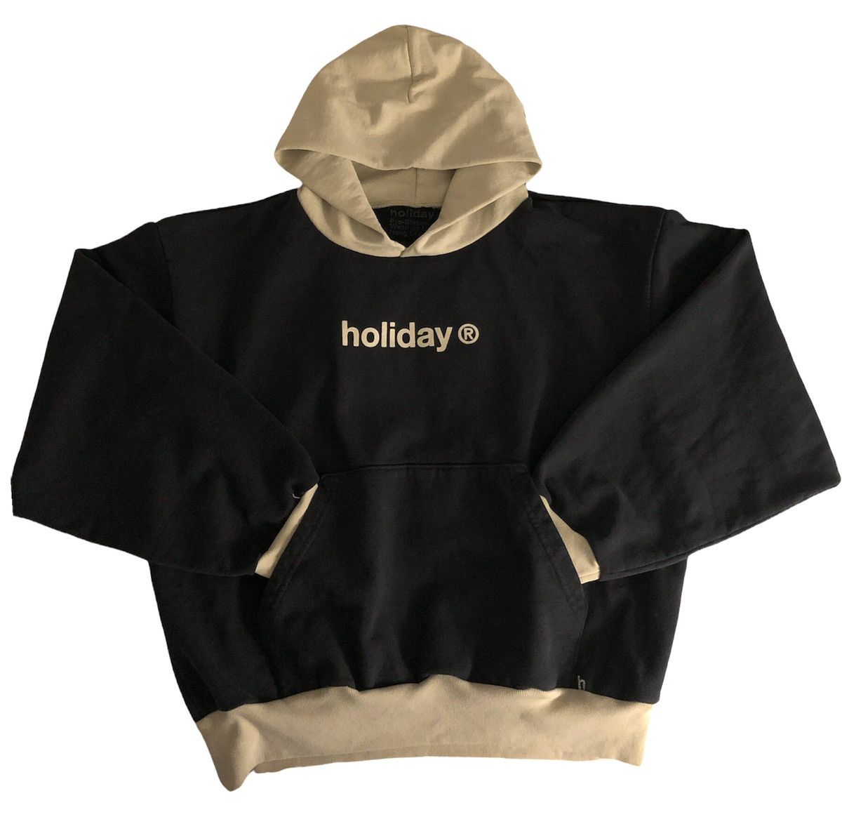 Holiday Brand Two Tone Logo Holiday Brand Hoodie Moon Moon Rock Grailed