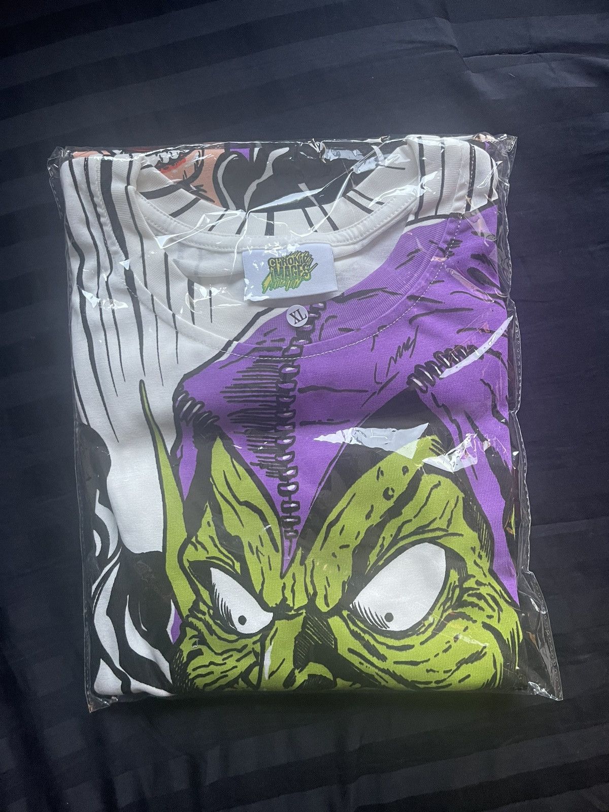 Other Chronic Images “Homage” Marvel Spiderman/Goblin Tee Size US XL / EU 56 / 4 - 2 Thumbnail