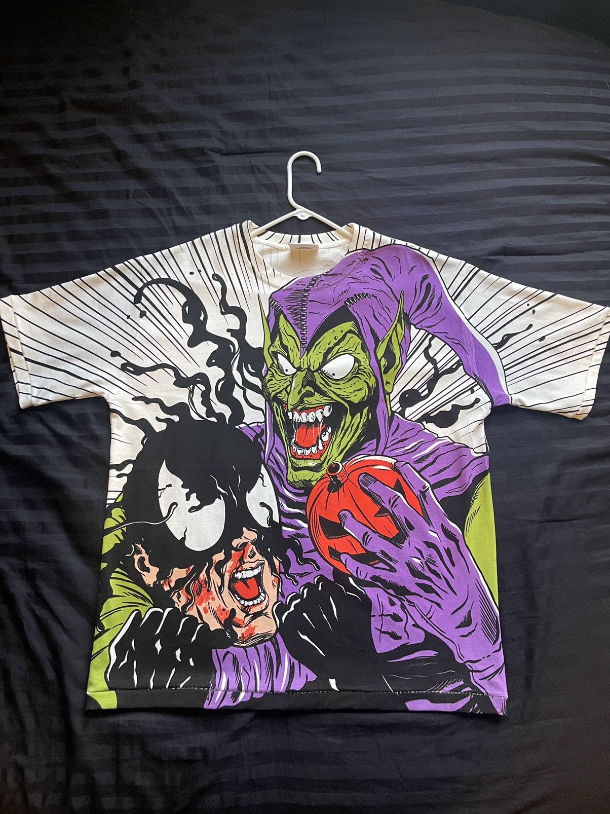 Other Chronic Images “Homage” Marvel Spiderman/Goblin Tee Size US XL / EU 56 / 4 - 1 Thumbnail