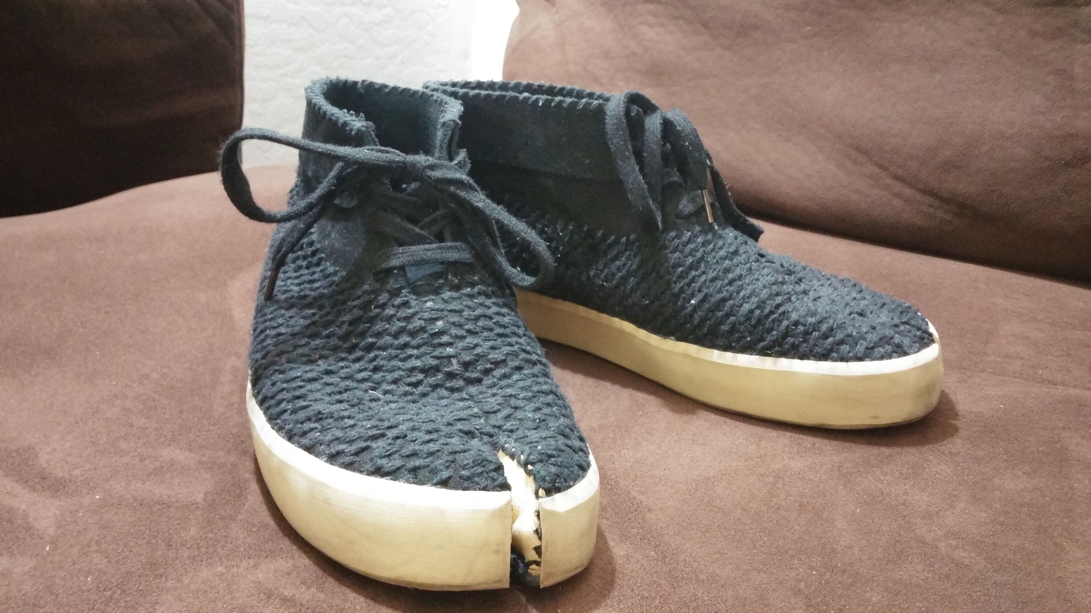 Visvim Tabi Sashiko Folk | Grailed