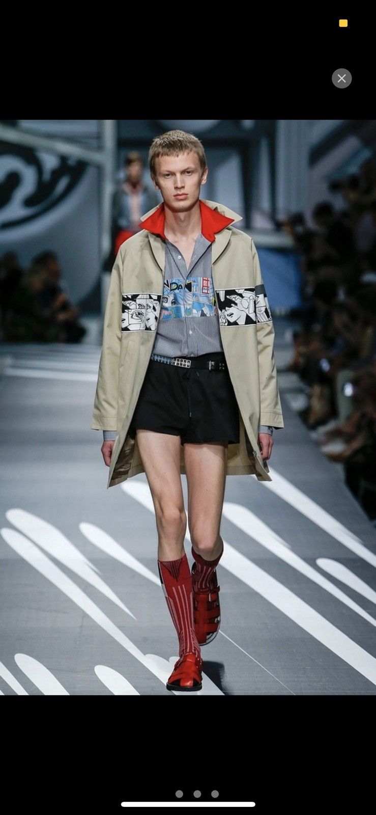 Prada Comic Book Graphic Jacket | Grailed
