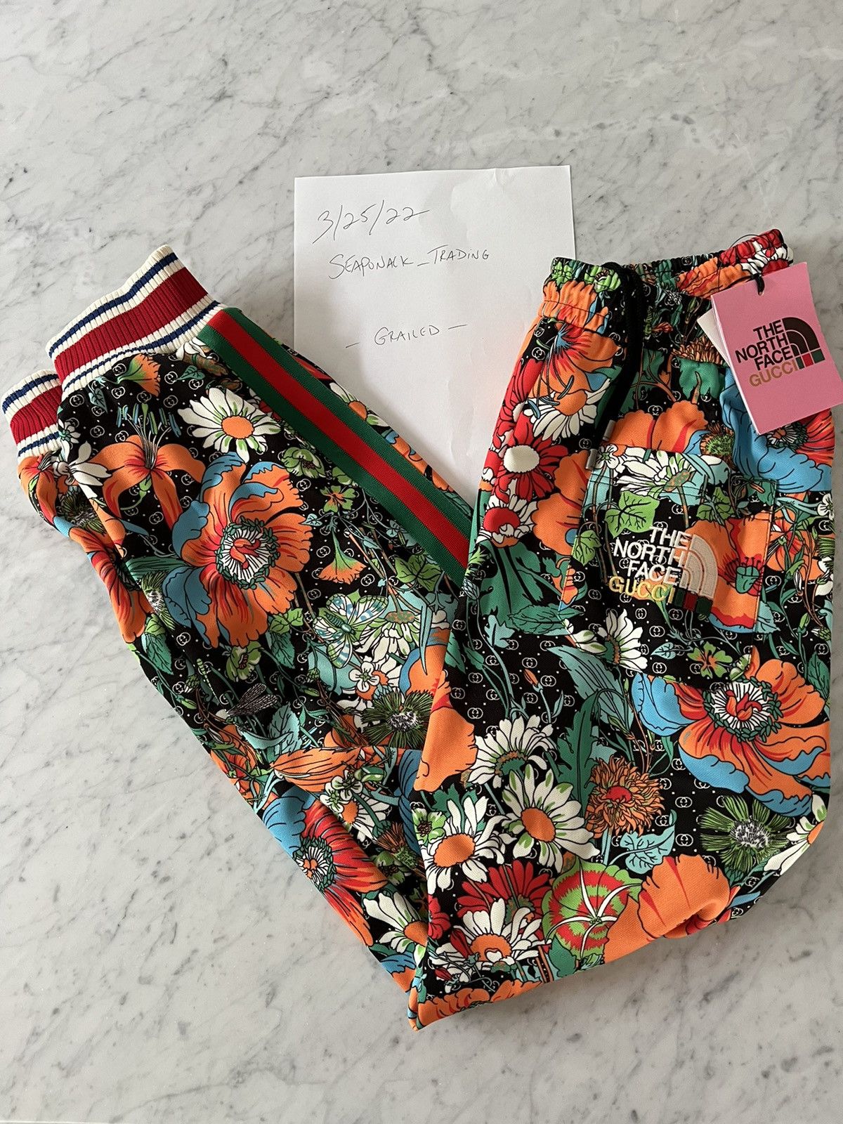 Gucci Gucci X The North Face technical jersey pant SOLD OUT sz L Size US 33 - 3 Thumbnail