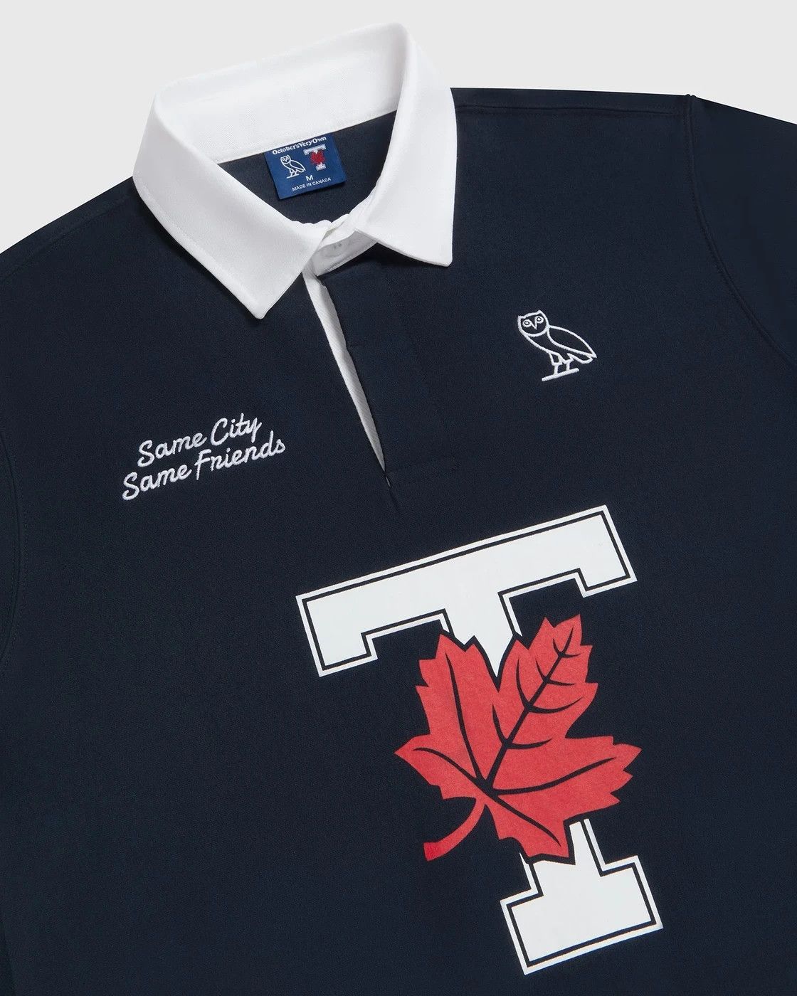 Drake OVO X UofT Rugby Polo - Navy Size US XL / EU 56 / 4 - 6 Thumbnail