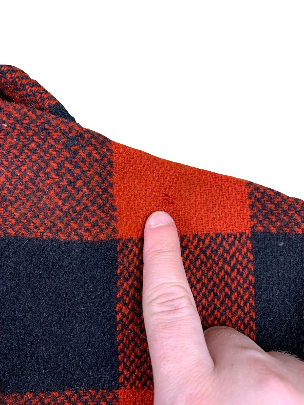 Vintage Vintage 50s Woolrich Mackinaw Red Plaid Wool Hunting Jacket Size US L / EU 52-54 / 3 - 4 Thumbnail