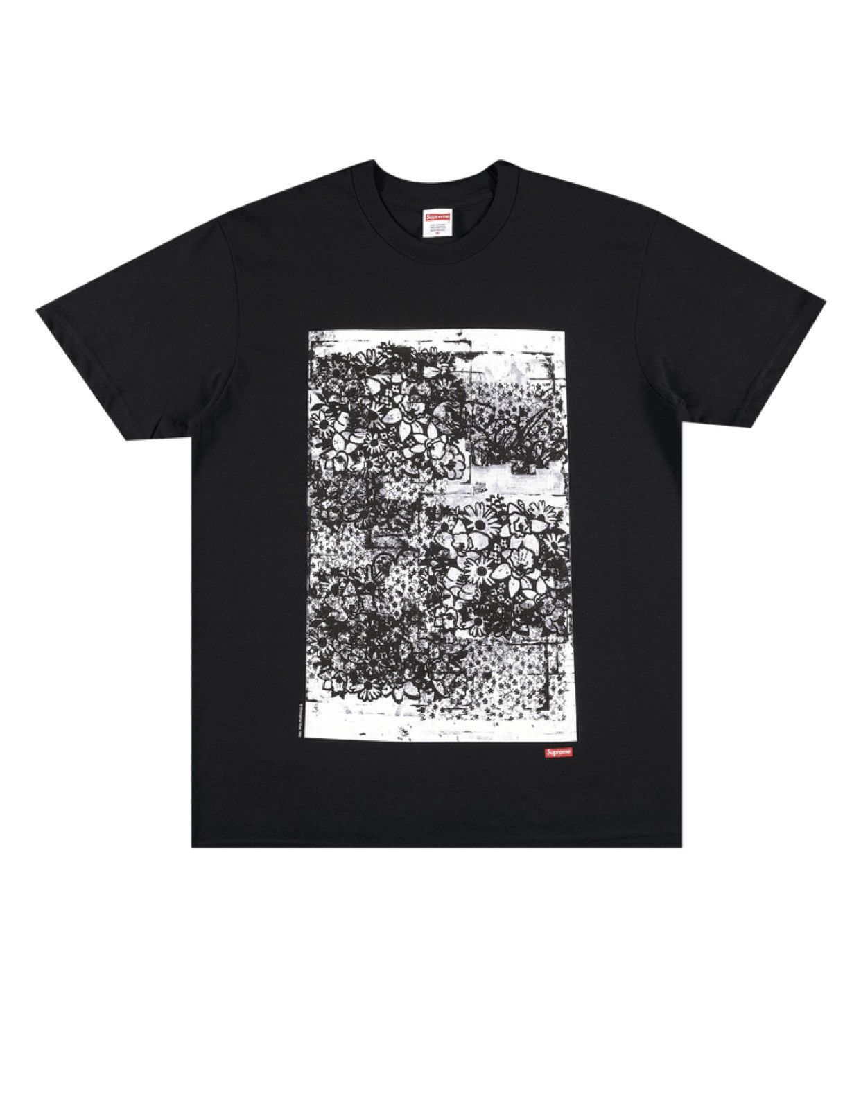 Supreme Christopher Wool 1995 Tee Black Medium