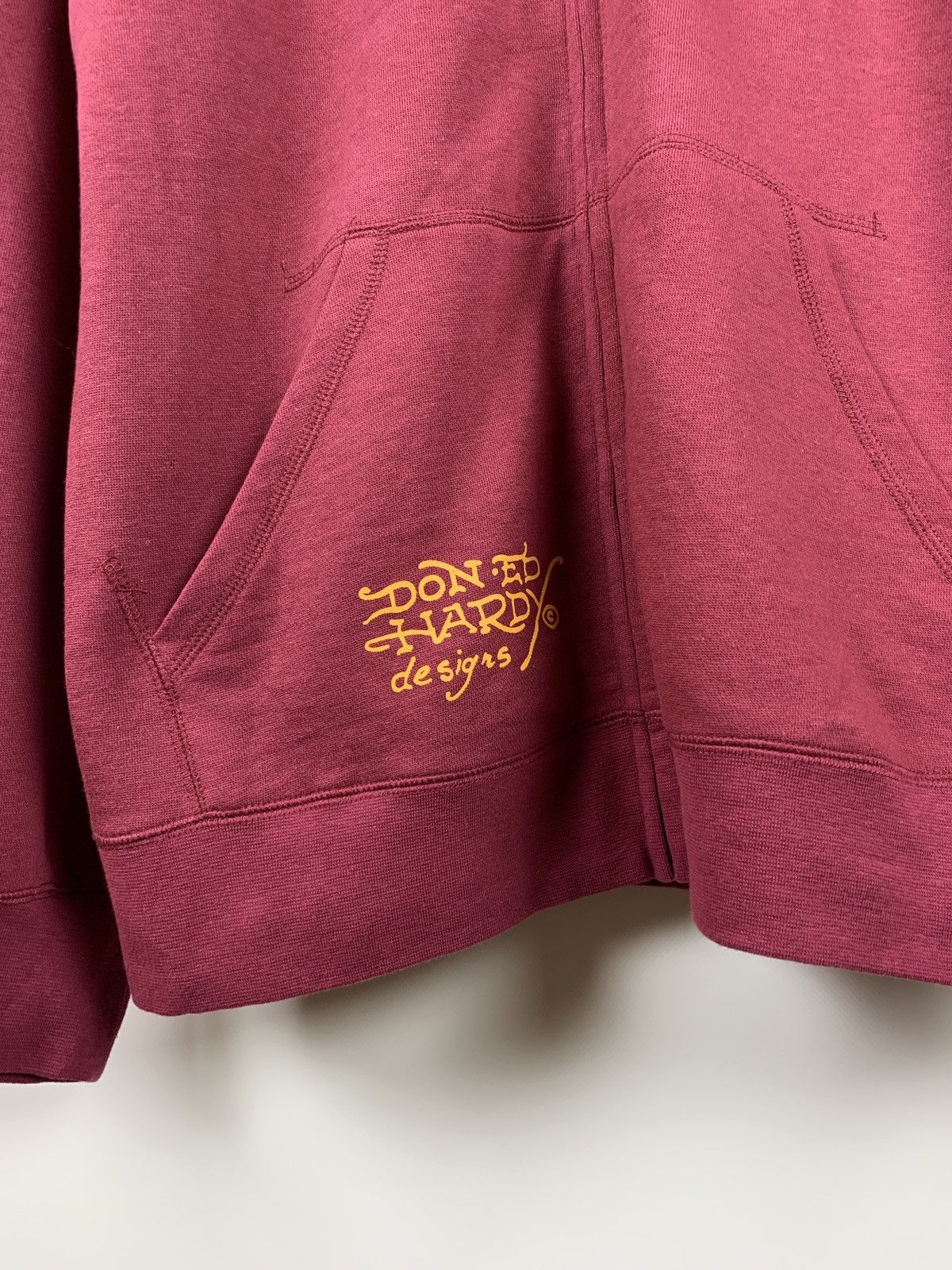 Christian Audigier Ed Hardy by Christian Audigier Red Tiger Hoodie 3Xl Size US XXL / EU 58 / 5 - 10 Thumbnail