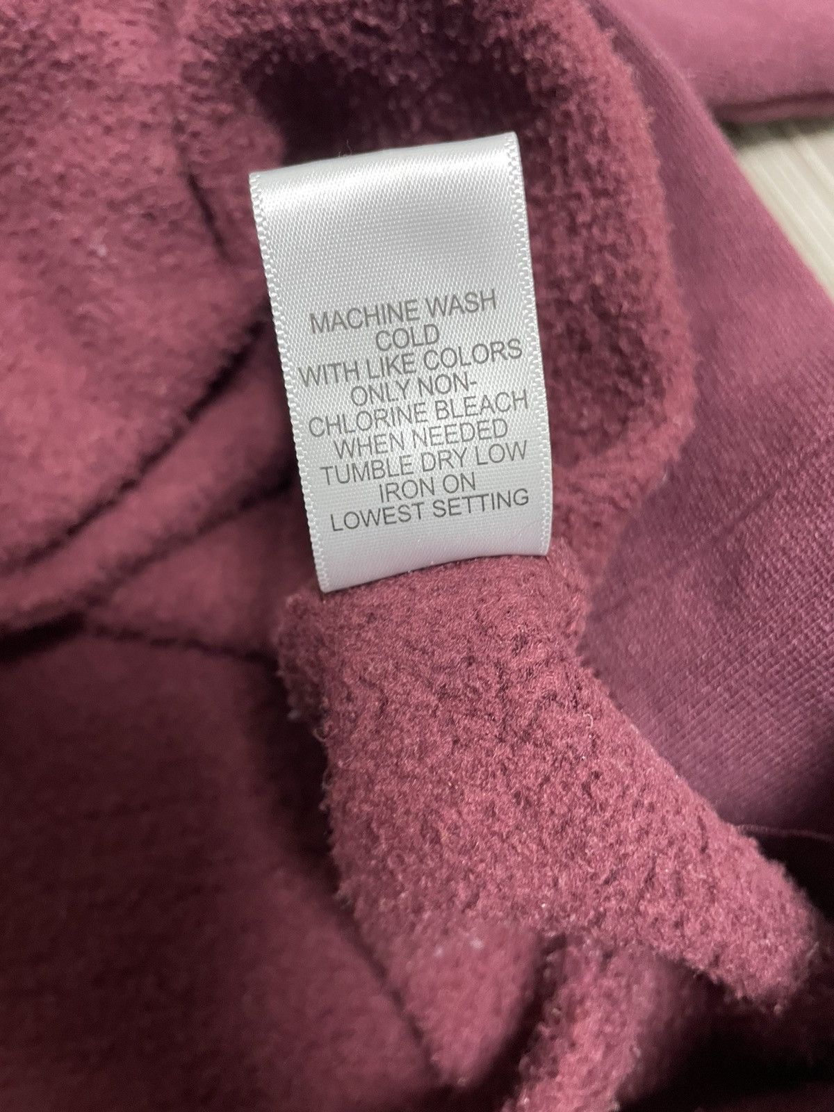 Fear of God Fear of God Essentials 2018 Burgundy Hoodie Size US M / EU 48-50 / 2 - 13 Thumbnail