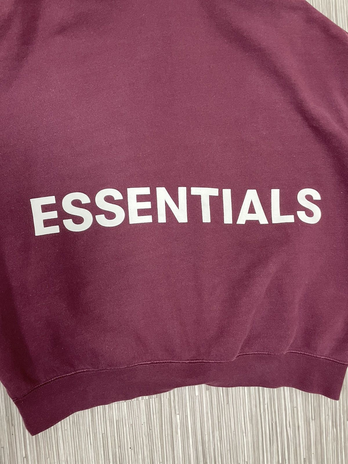 Fear of God Fear of God Essentials 2018 Burgundy Hoodie Size US M / EU 48-50 / 2 - 2 Thumbnail