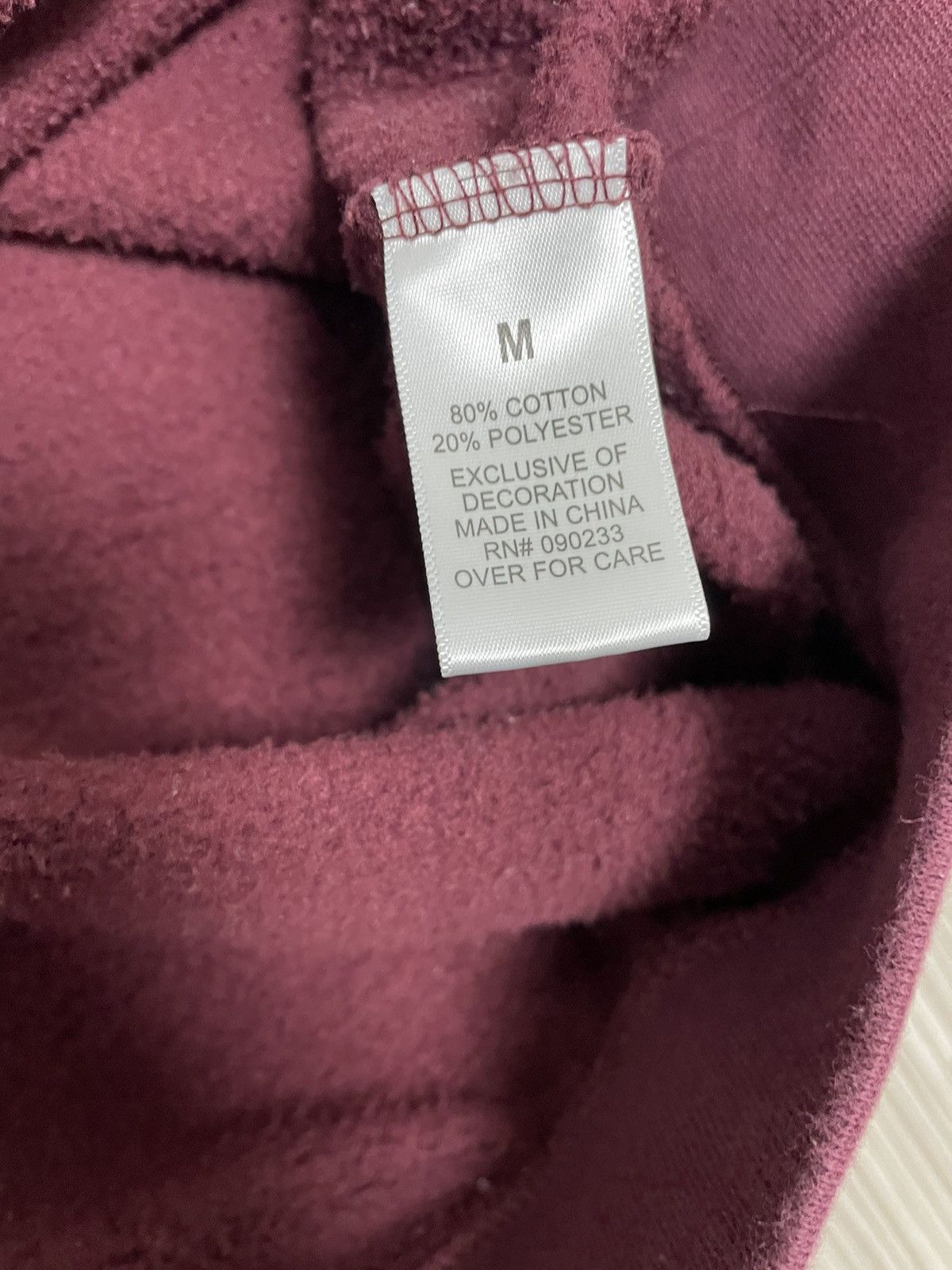 Fear of God Fear of God Essentials 2018 Burgundy Hoodie Size US M / EU 48-50 / 2 - 12 Thumbnail