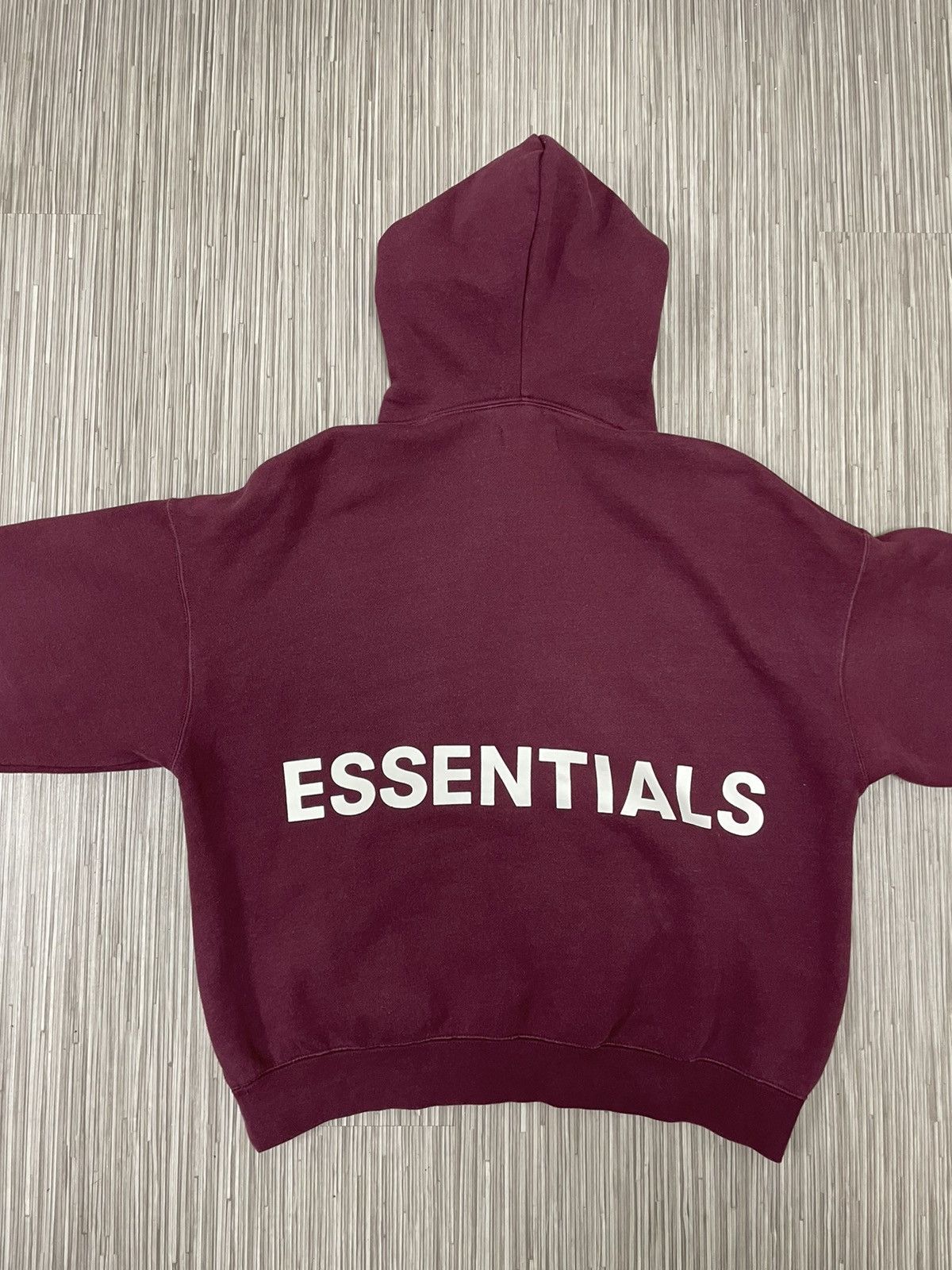 Fear of God Fear of God Essentials 2018 Burgundy Hoodie Size US M / EU 48-50 / 2 - 1 Thumbnail