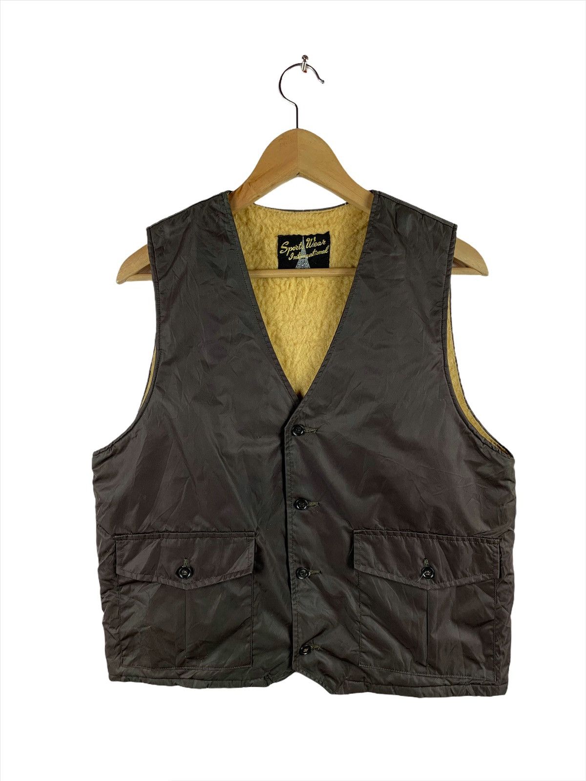 Japanese Brand Vintage Navy Vest Tactical Pocket Size US M / EU 48-50 / 2 - 1 Thumbnail
