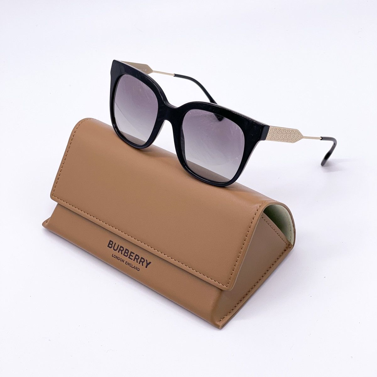Burberry NEW BURBERRY EVELYN BE4328 3001/11 WOMEN’S SUNGLASSES B 4328 Size ONE SIZE - 2 Thumbnail