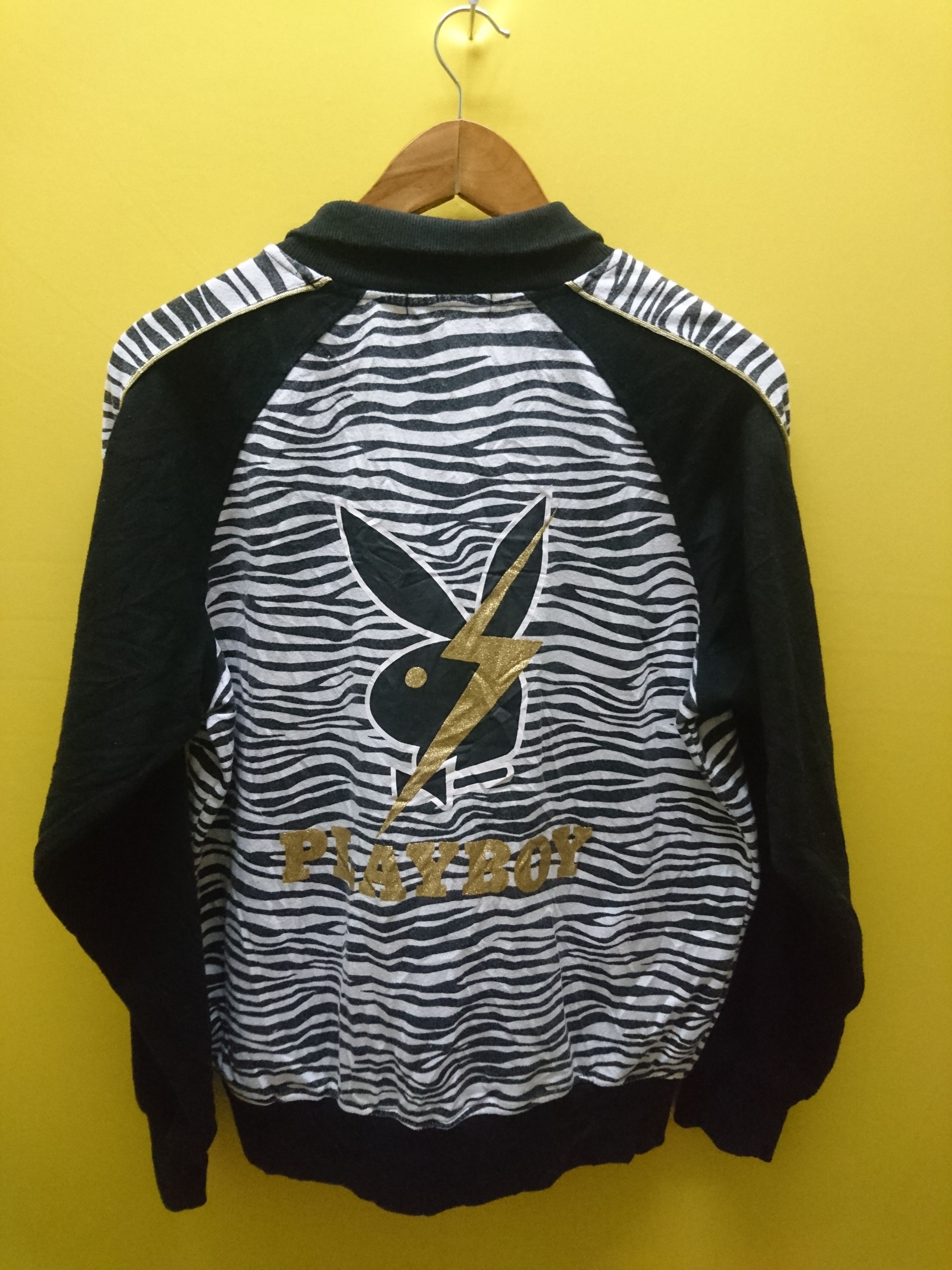 Playboy Vintage Playboy Zebra Stripe Jacket Size US M / EU 48-50 / 2 - 1 Thumbnail