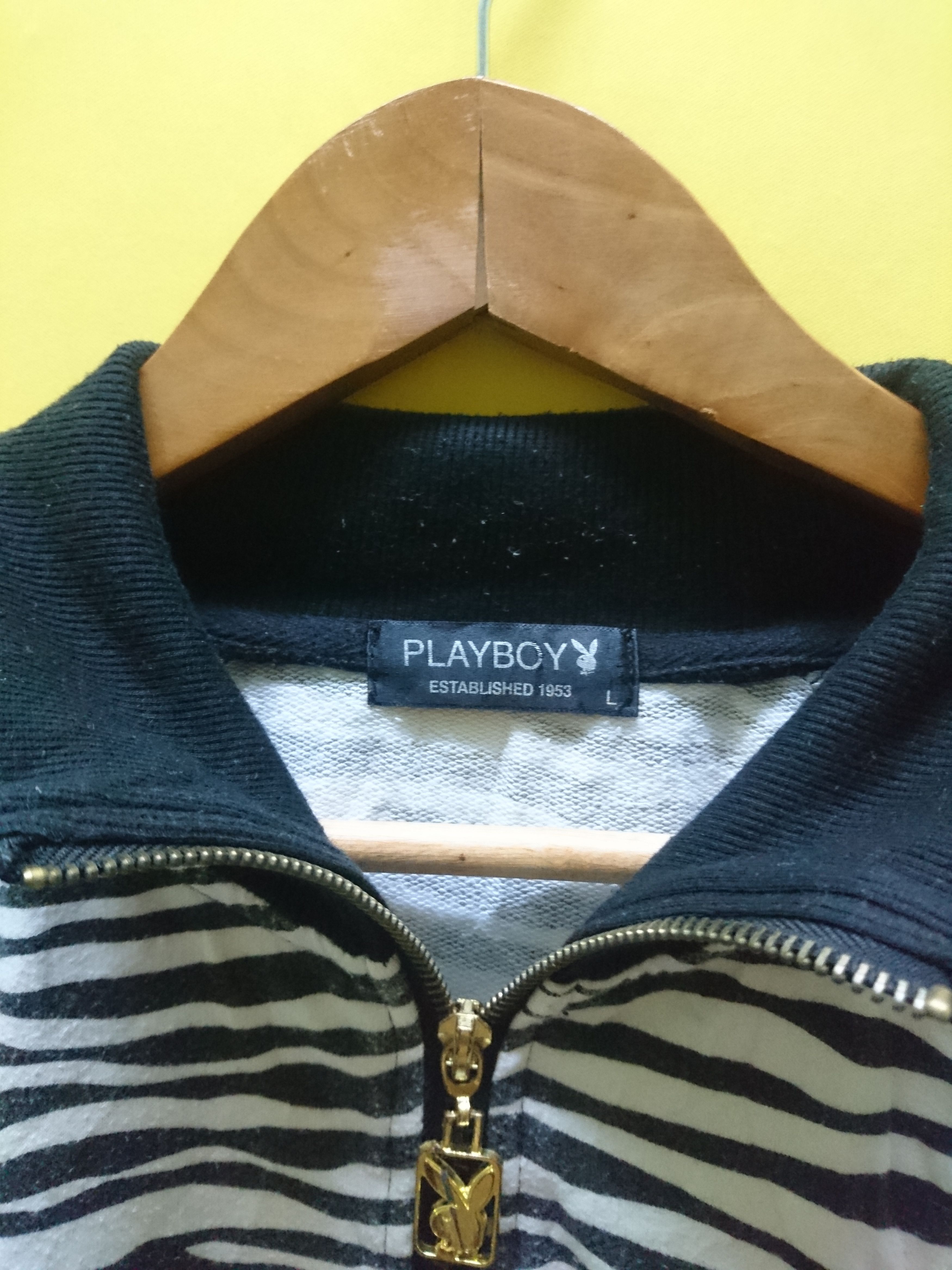 Playboy Vintage Playboy Zebra Stripe Jacket Size US M / EU 48-50 / 2 - 5 Thumbnail