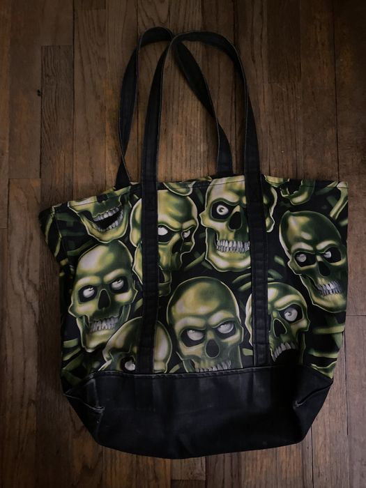 Supreme skull hot sale tote bag