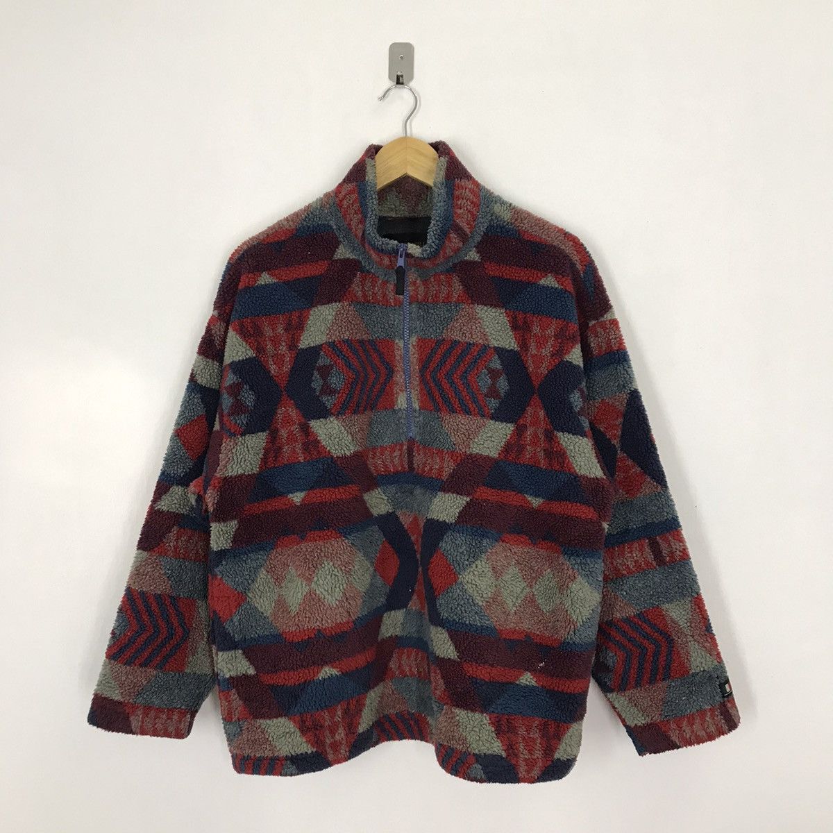 Japanese Brand Bossy Hill Sherpa Navajo style Jacket Size US M / EU 48-50 / 2 - 1 Thumbnail