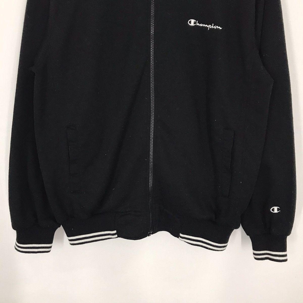 Champion ⚡️Champion Black zippier Jacket Size US L / EU 52-54 / 3 - 3 Thumbnail