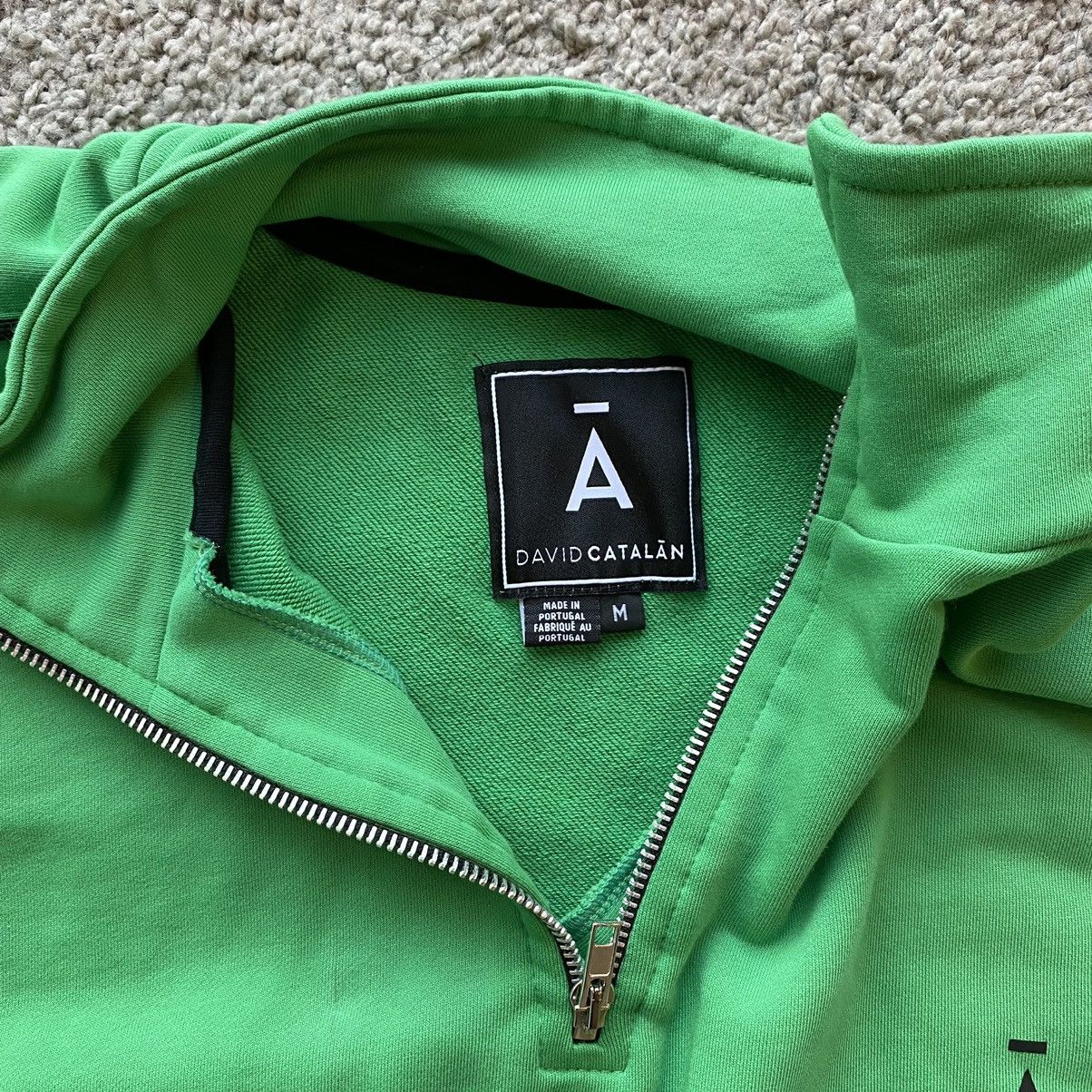 Other David Catalan Green Quarter Zip Sweatshirt Size US M / EU 48-50 / 2 - 4 Thumbnail