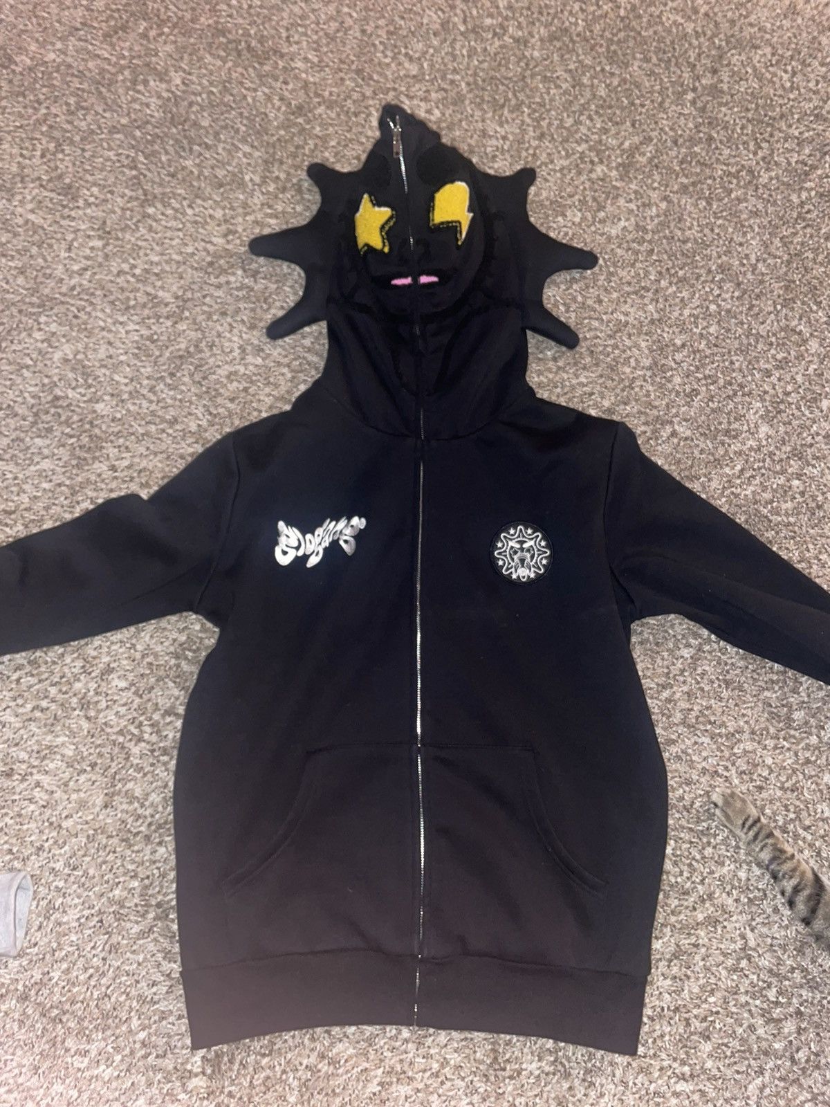 Glo Gang Glo Gang Glo Hoodie black full zip rare | Grailed