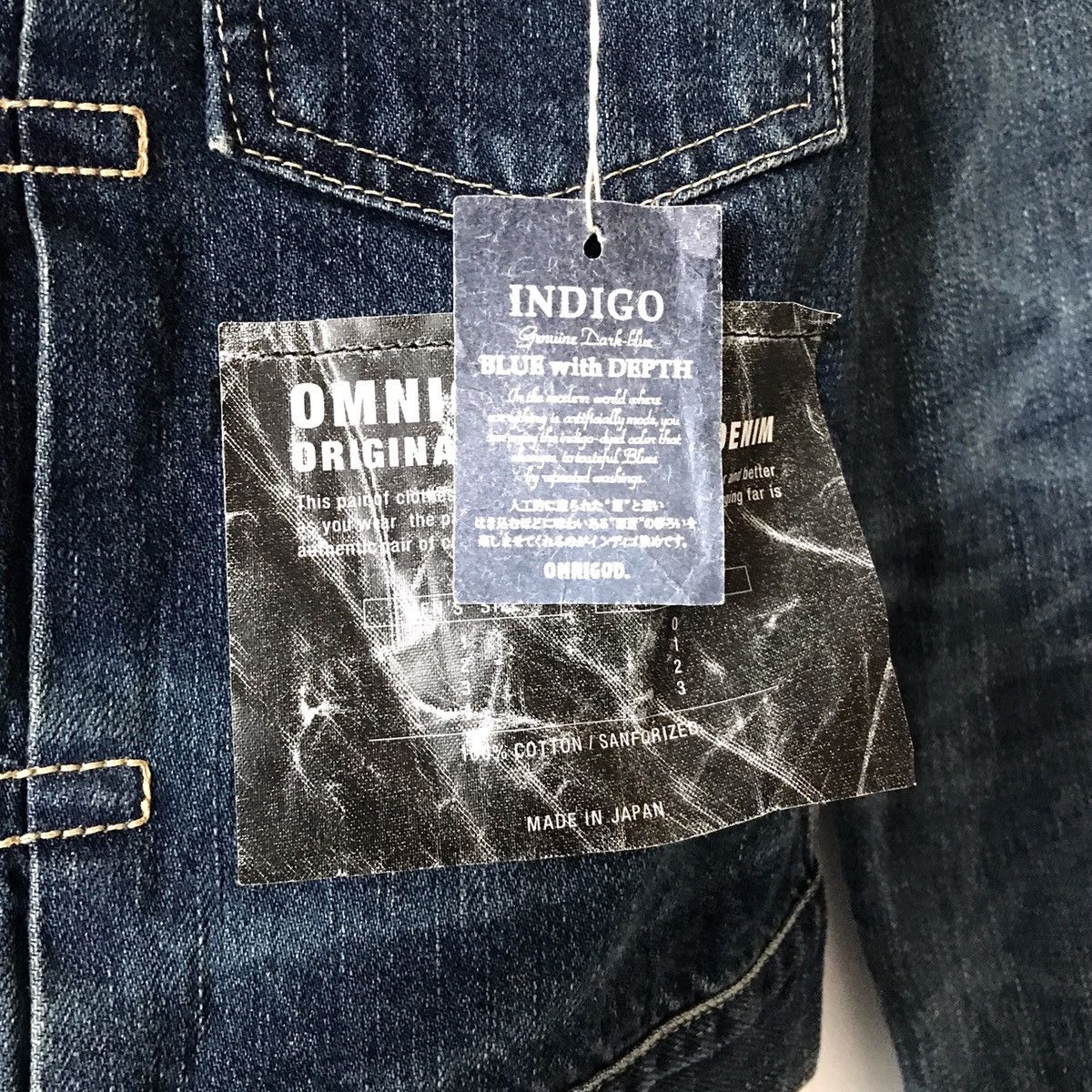Japanese Brand × OMNIGOD Authentic BNWT Omnigod Japan Indigo Selvedge Trucker Jacket Size US M / EU 48-50 / 2 - 8 Thumbnail