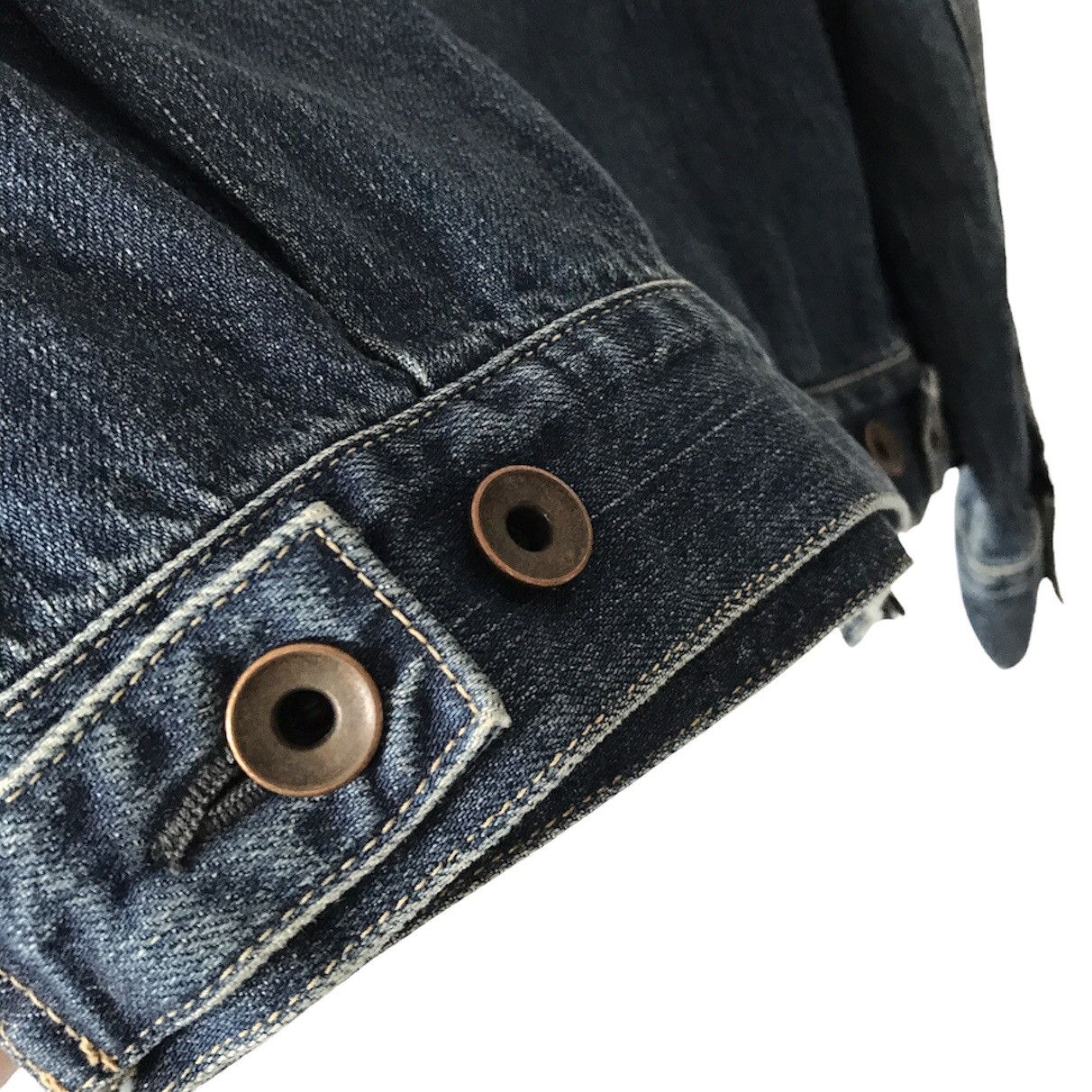 Japanese Brand × OMNIGOD Authentic BNWT Omnigod Japan Indigo Selvedge Trucker Jacket Size US M / EU 48-50 / 2 - 7 Thumbnail