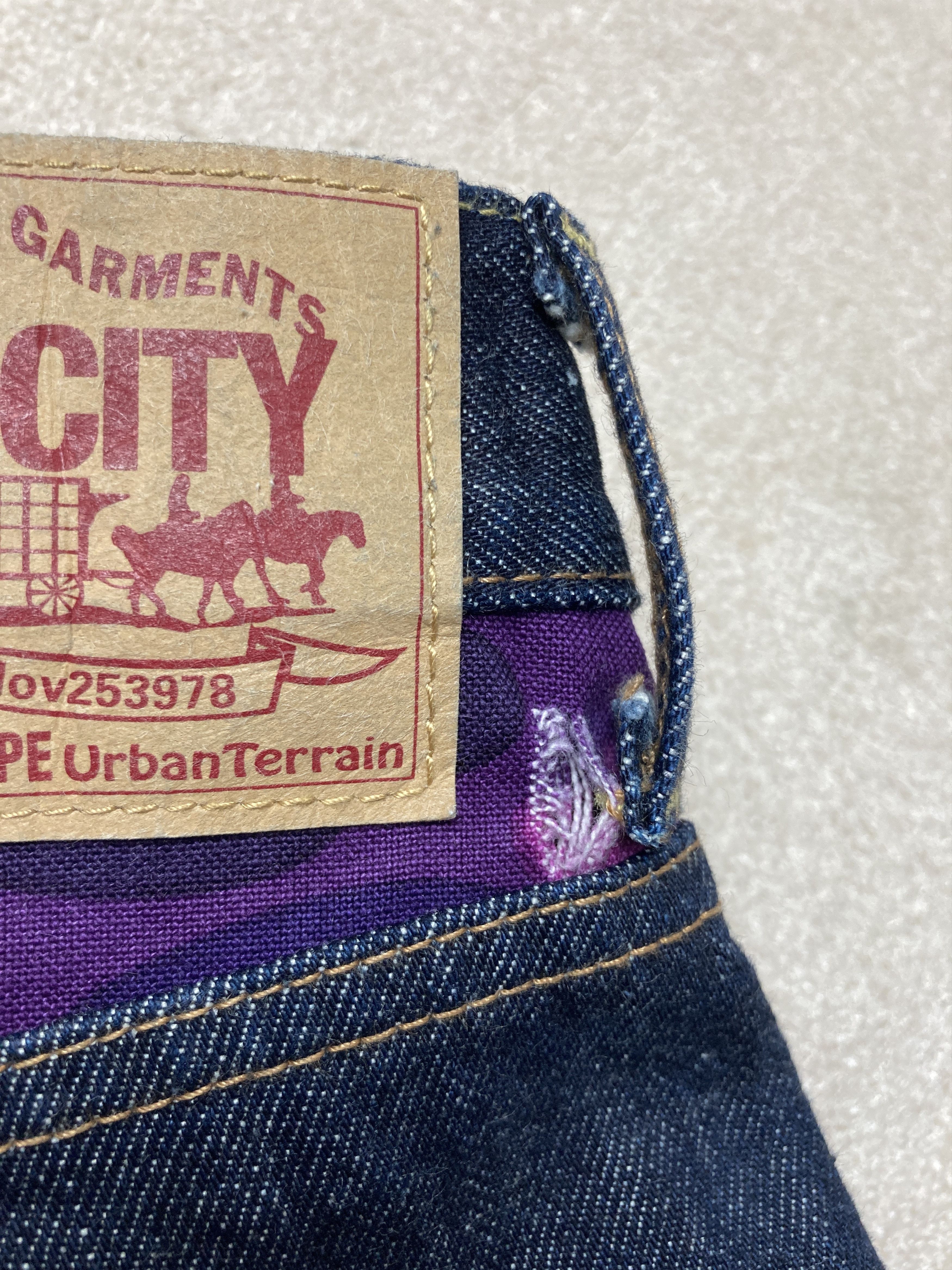 Bape Bape Purple Star Sta Indigo Denim Size L From Japan Size US 36 / EU 52 - 14 Thumbnail