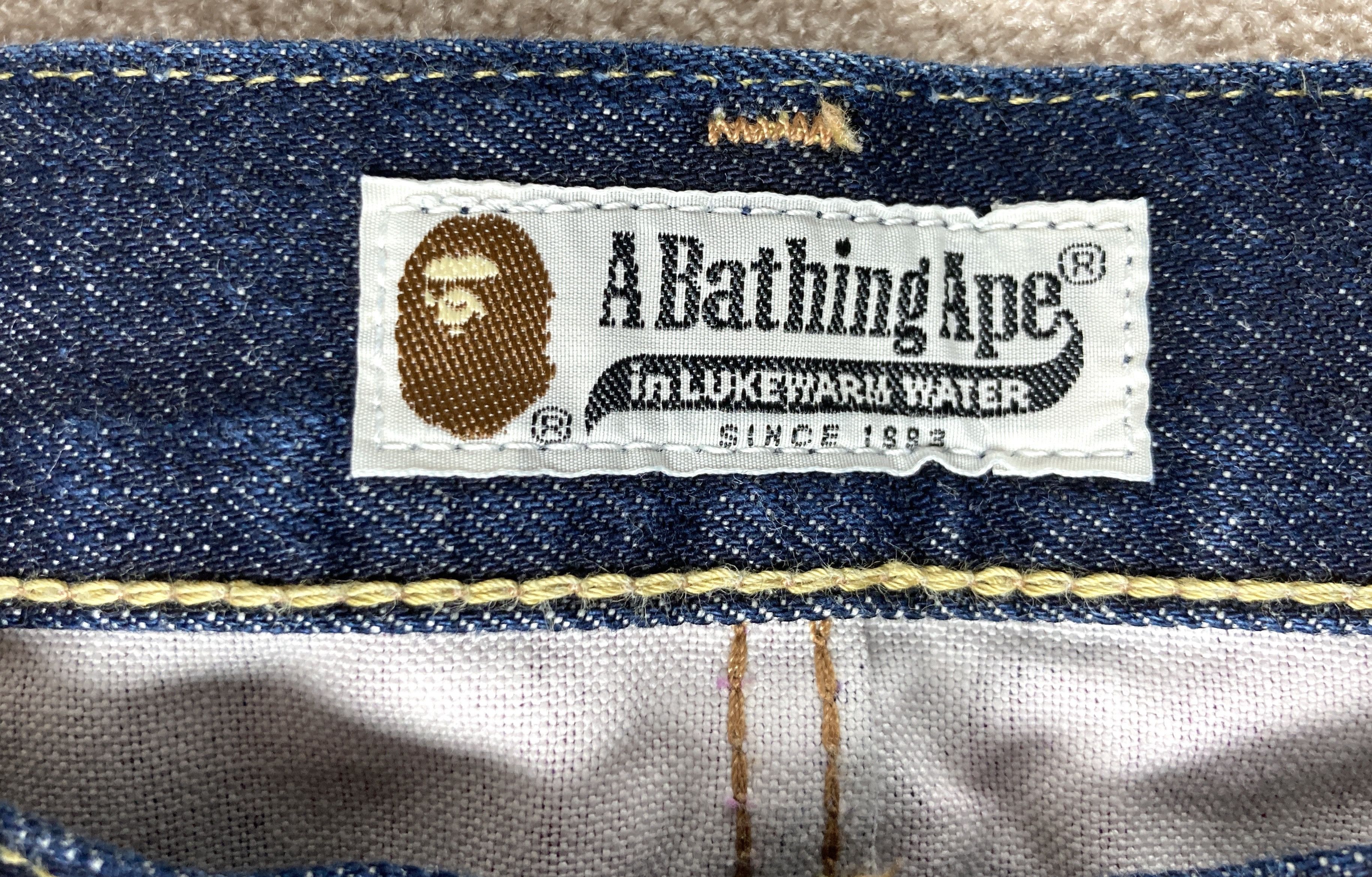 Bape Bape Purple Star Sta Indigo Denim Size L From Japan Size US 36 / EU 52 - 8 Thumbnail