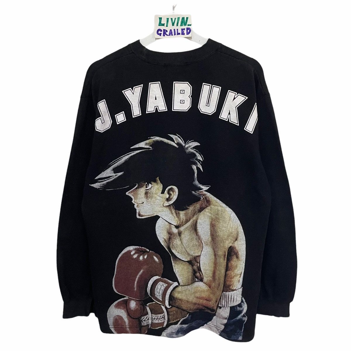 Anime × Japanese Brand 💥 ANIME TOMORROW JOE YABUKI JAPAN CREWNECK SWEATSHIRT Size US L / EU 52-54 / 3 - 1 Thumbnail