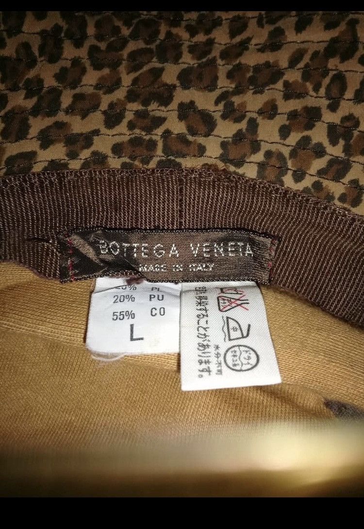 Bottega Veneta Bottega Veneta Leopard Print Bucket Hat Size ONE SIZE - 4 Thumbnail