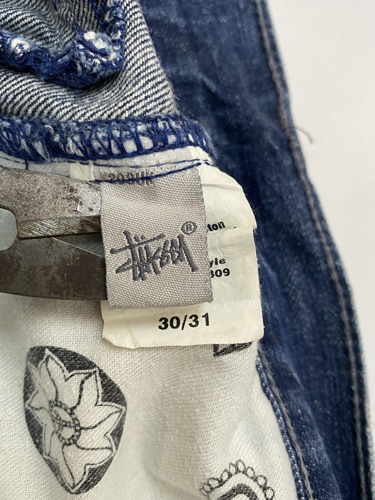 Stussy Vintage STUSSY Workgear Denim Pant W32” Size US 32 / EU 48 - 15 Thumbnail