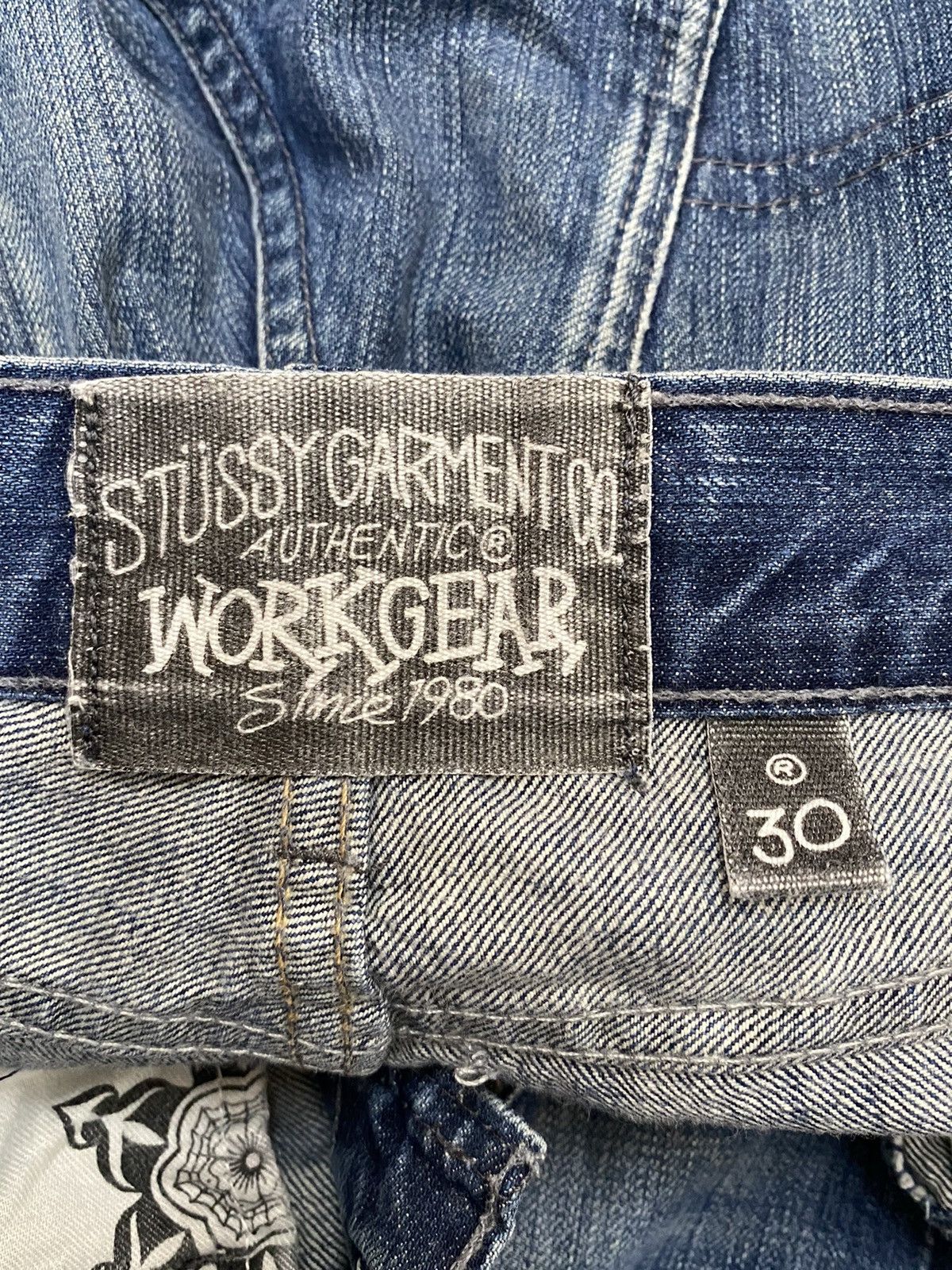 Stussy Vintage STUSSY Workgear Denim Pant W32” Size US 32 / EU 48 - 14 Thumbnail